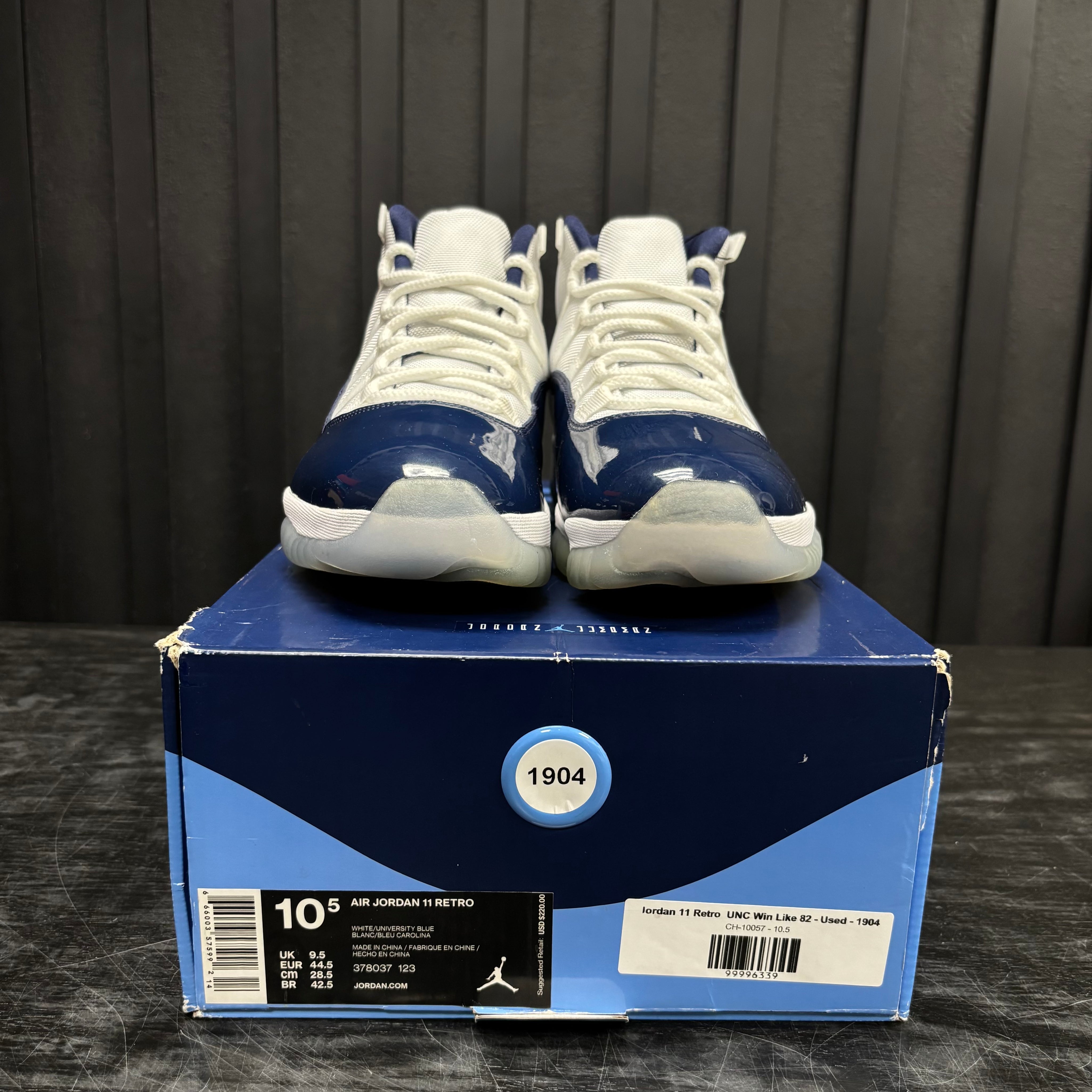 Jordan 11 Retro  UNC Win Like 82 - Used - 1904