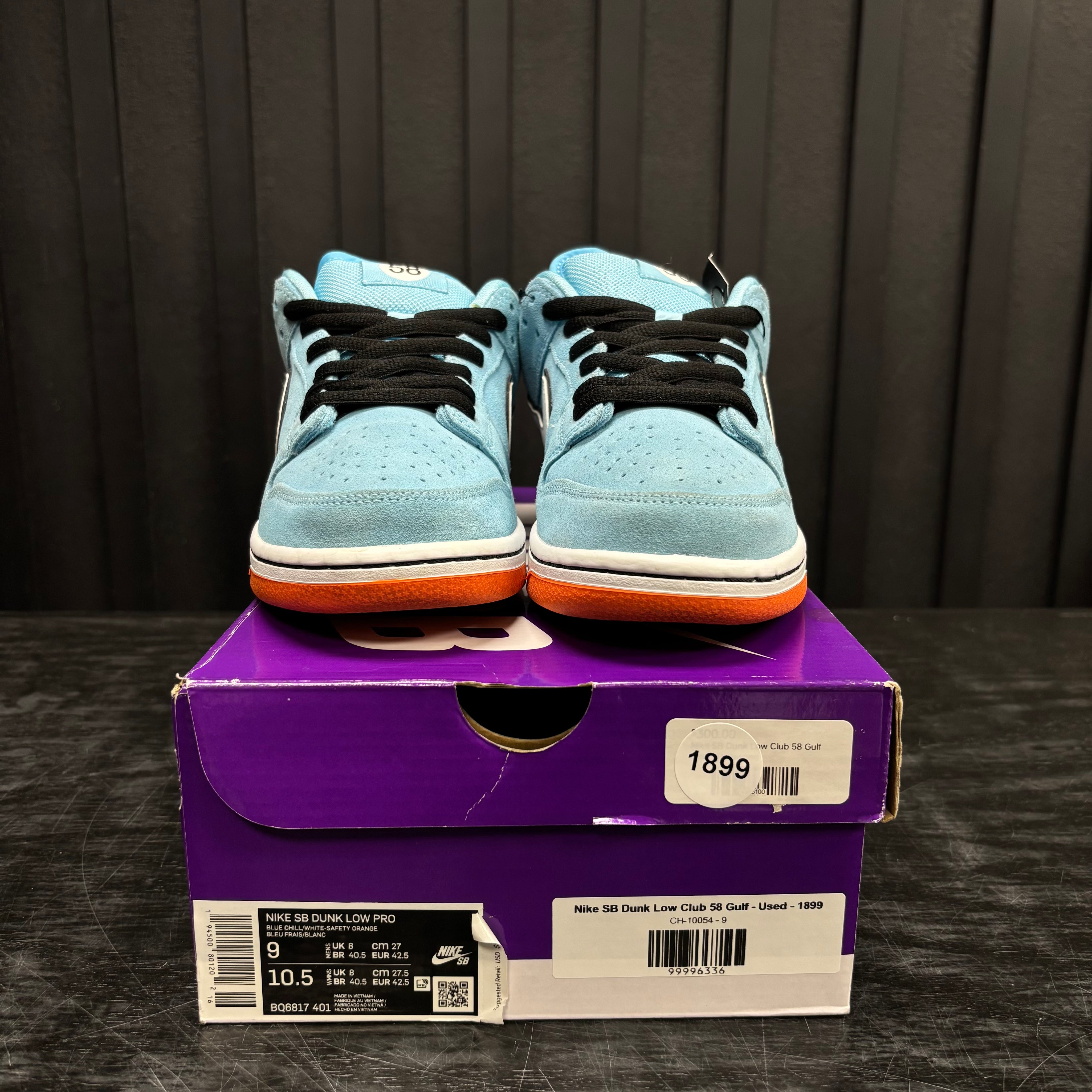 Nike SB Dunk Low Club 58 Gulf - Used - 1899