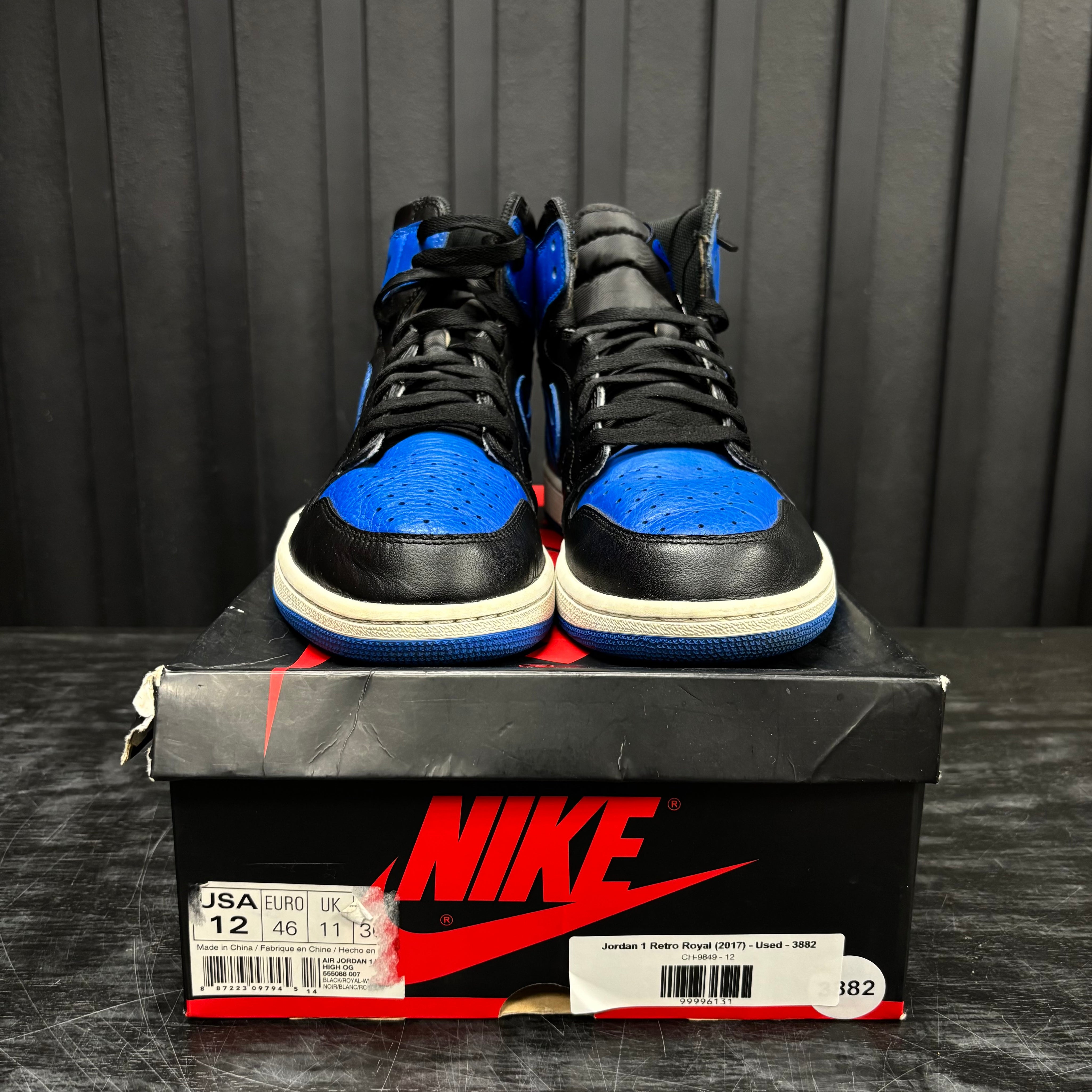 Jordan 1 Retro Royal (2017) - Used - 3882