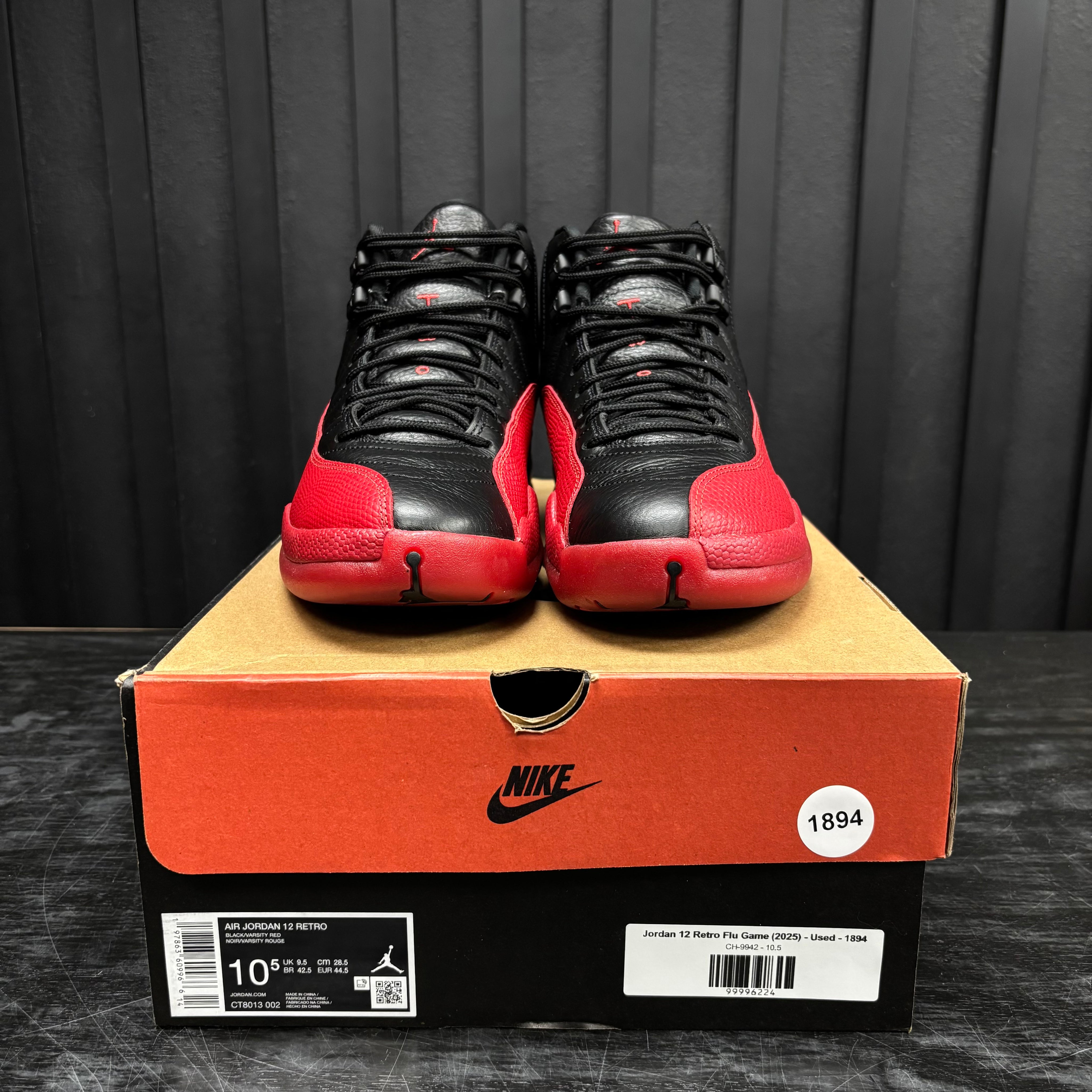 Jordan 12 Retro Flu Game (2025) - Used - 1894