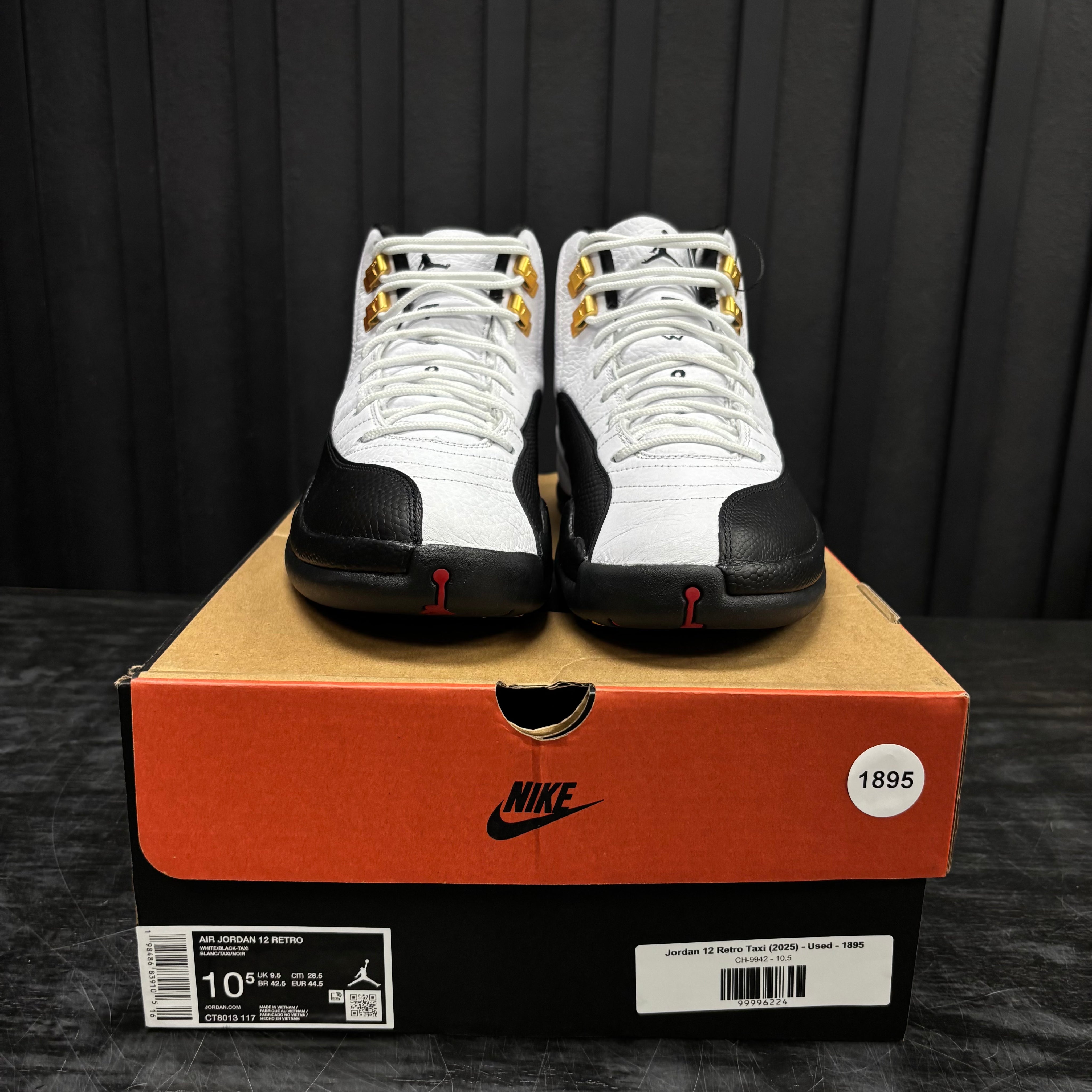Jordan 12 Retro Taxi (2025) - Used - 1895