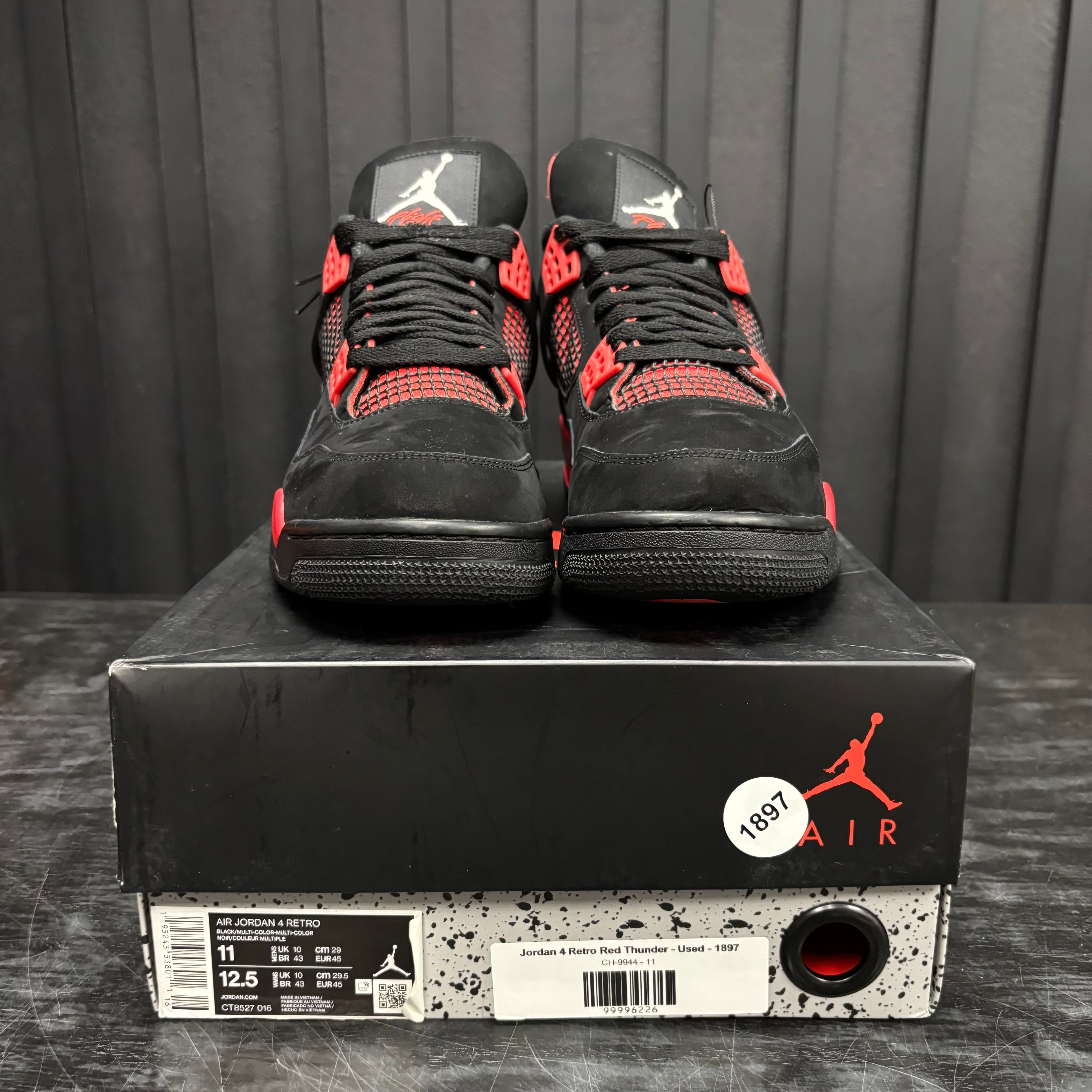Jordan 4 Retro Red Thunder - Used - 1897