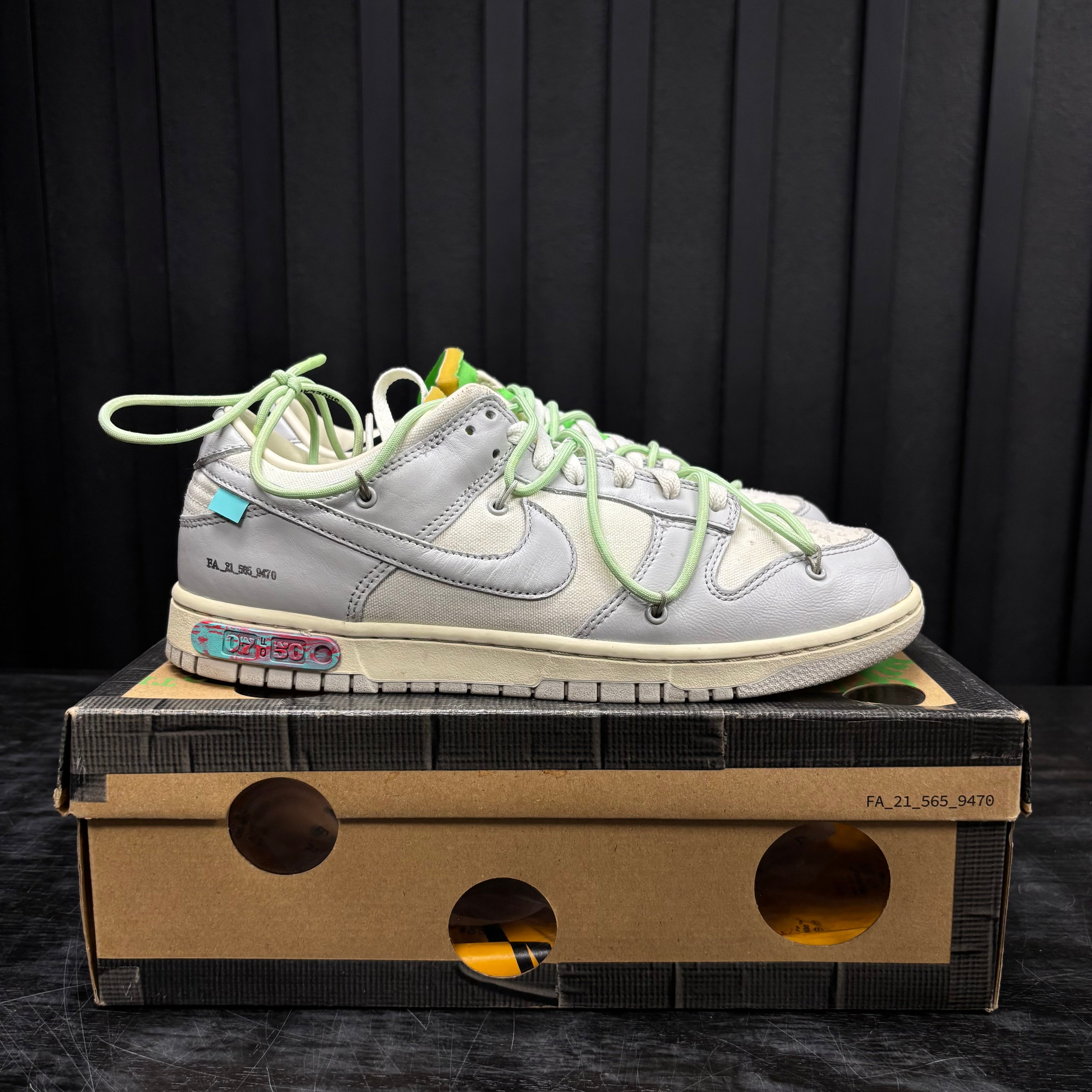 Nike Dunk Low Off-White Lot 7 - Used - 1906