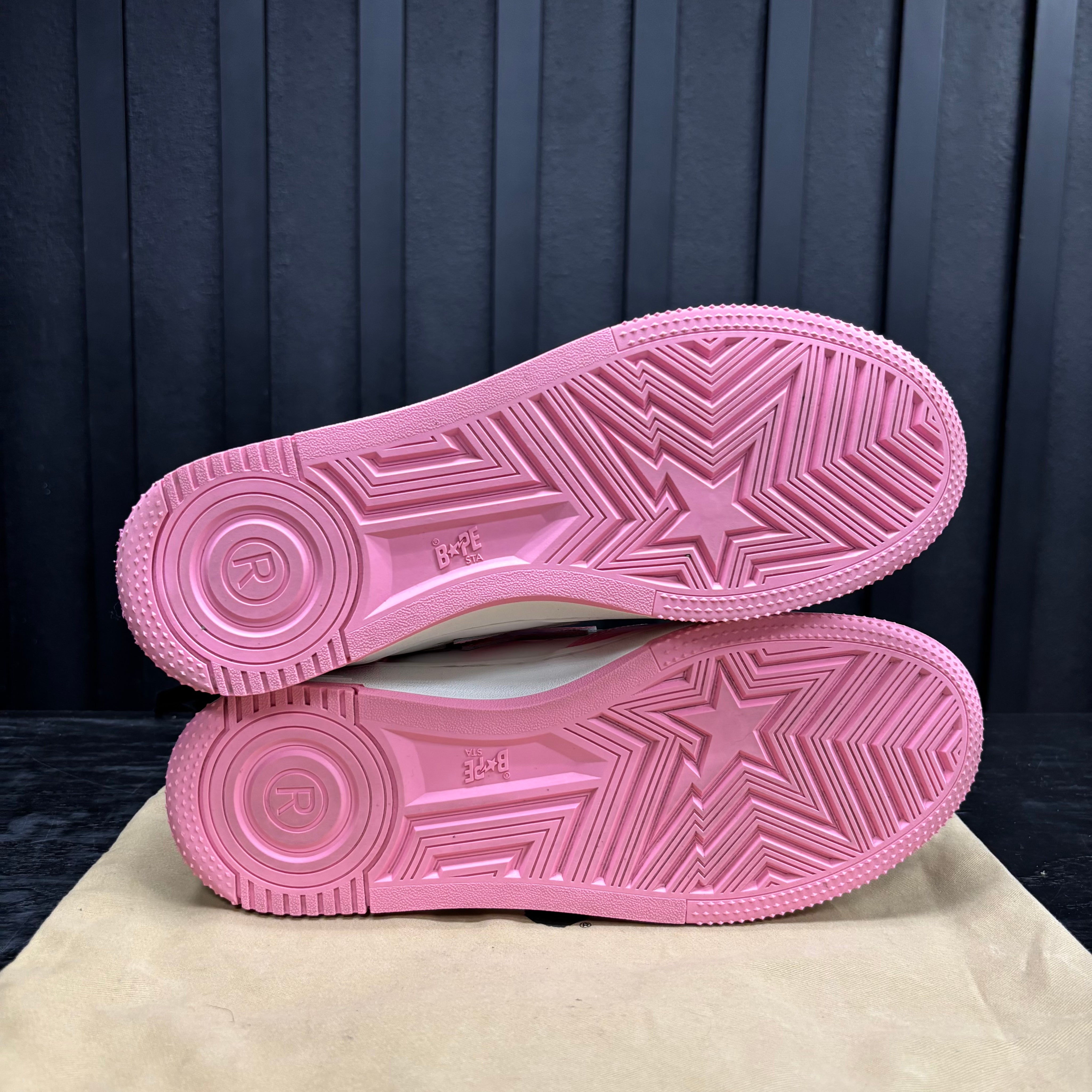 A Bathing Ape Bape Sta #5 Pink - Used - 4407