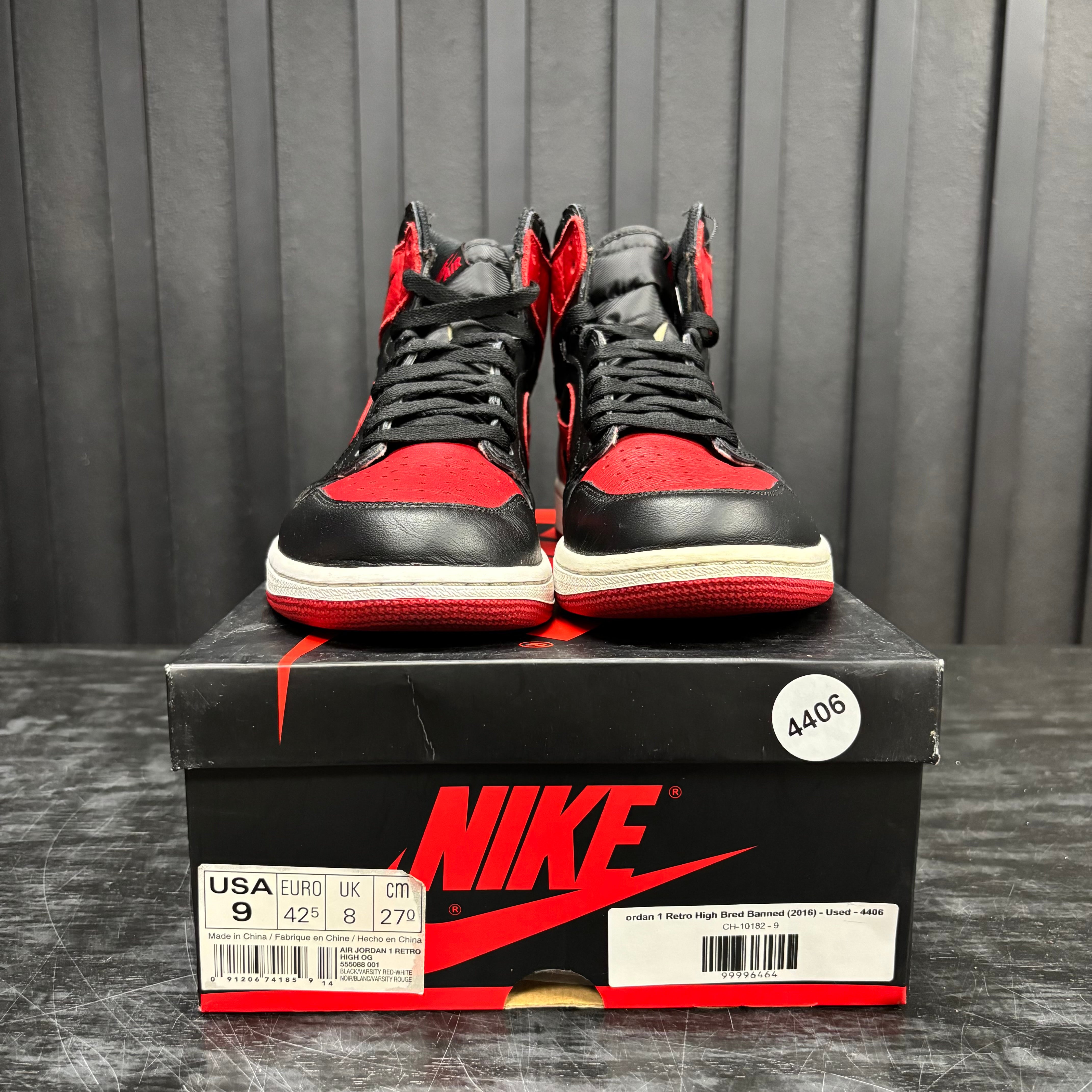 Jordan 1 Retro High Bred Banned (2016) - Used - 4406 – Common Hype