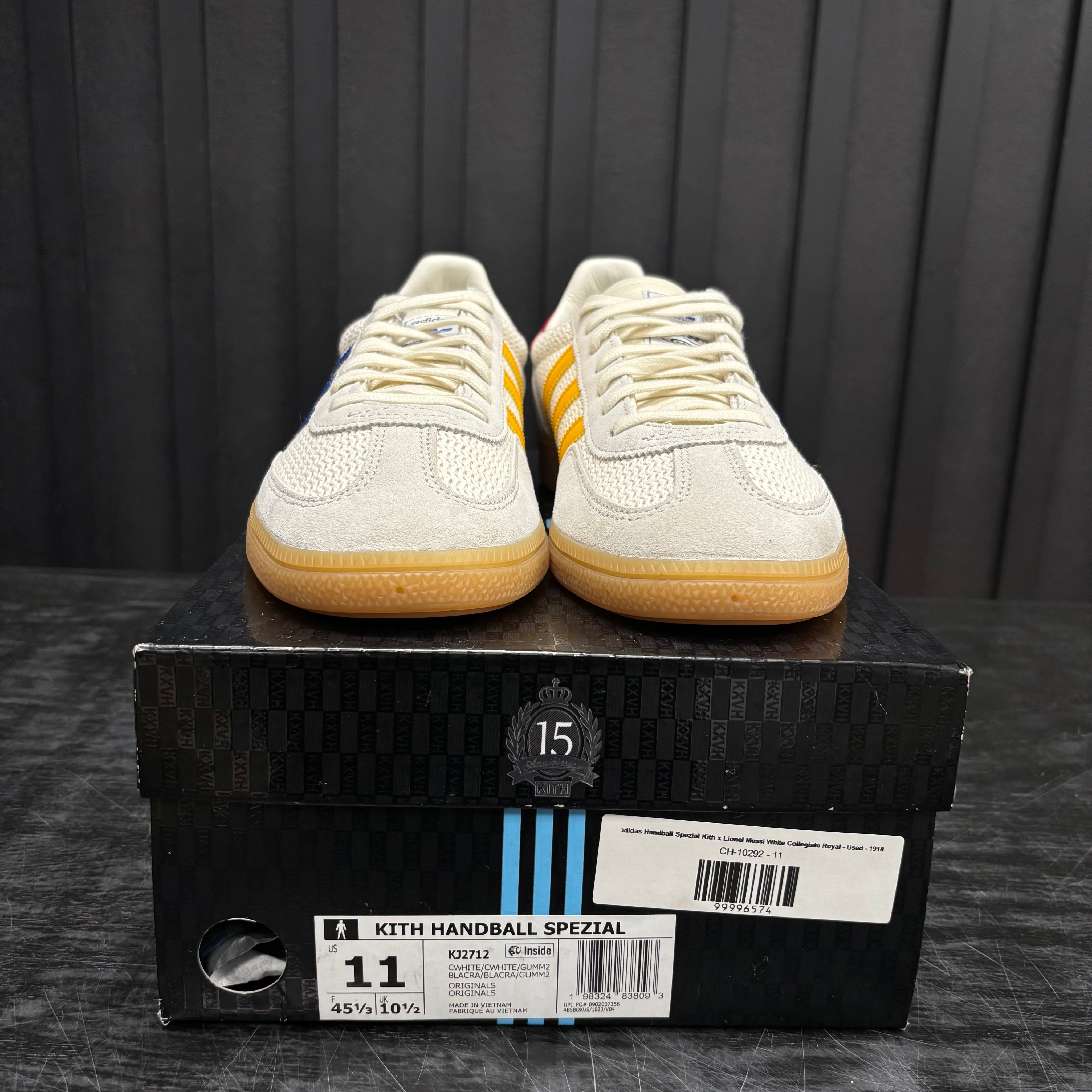 adidas Handball Spezial Kith x Lionel Messi White Collegiate Royal - Used - 1918