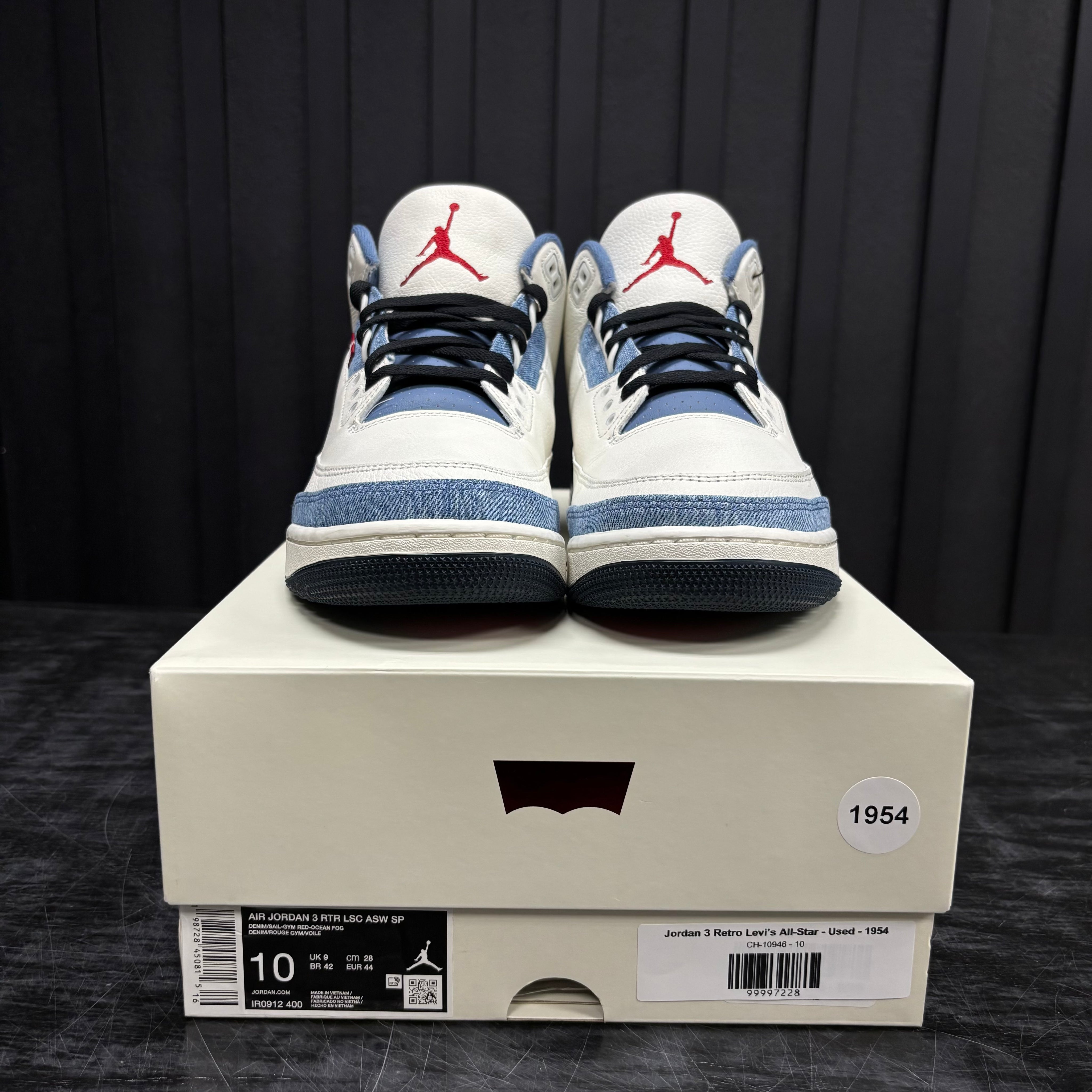 Jordan 3 Retro Levi’s All-Star - Used - 1954