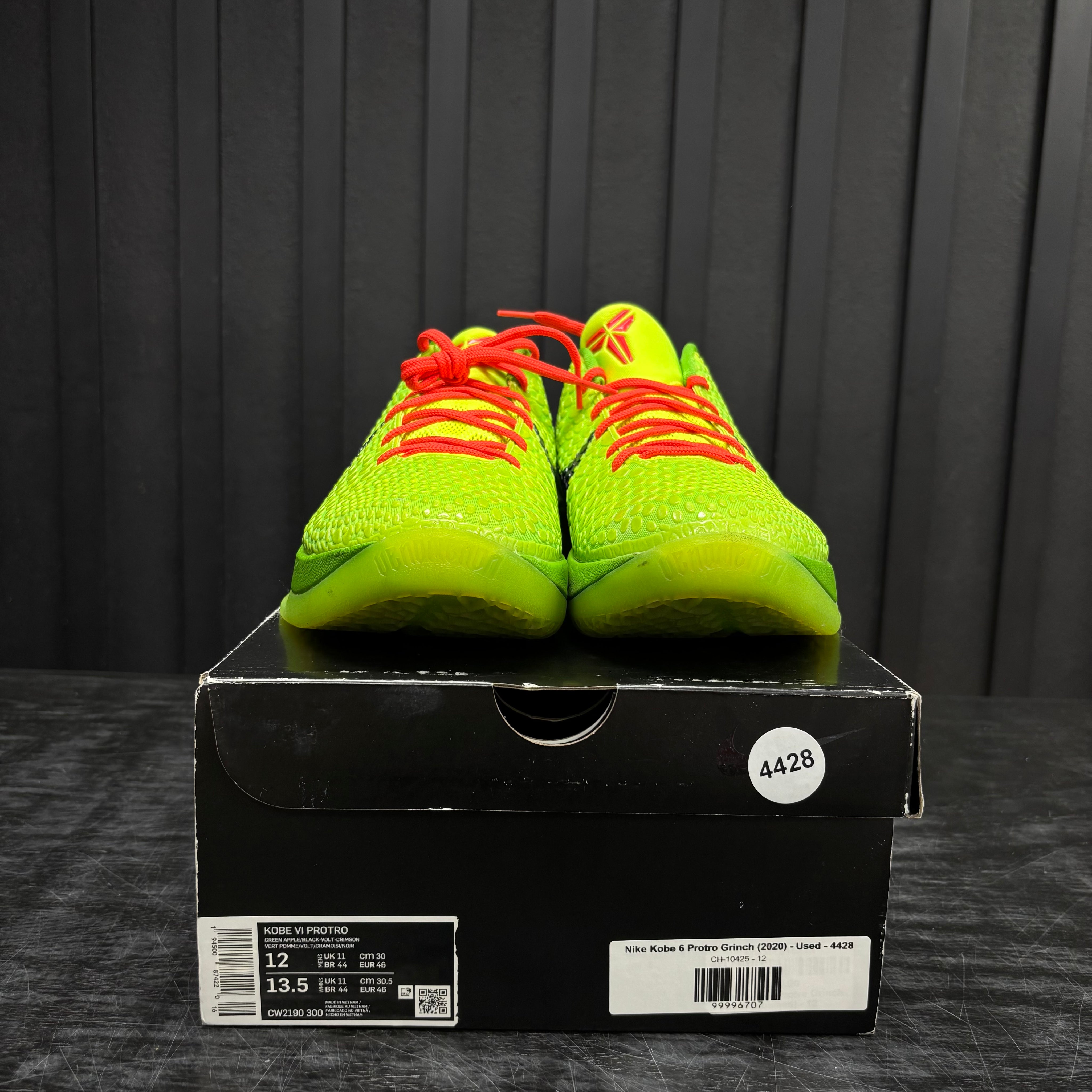 Nike Kobe 6 Protro Grinch (2020) - Used - 4428