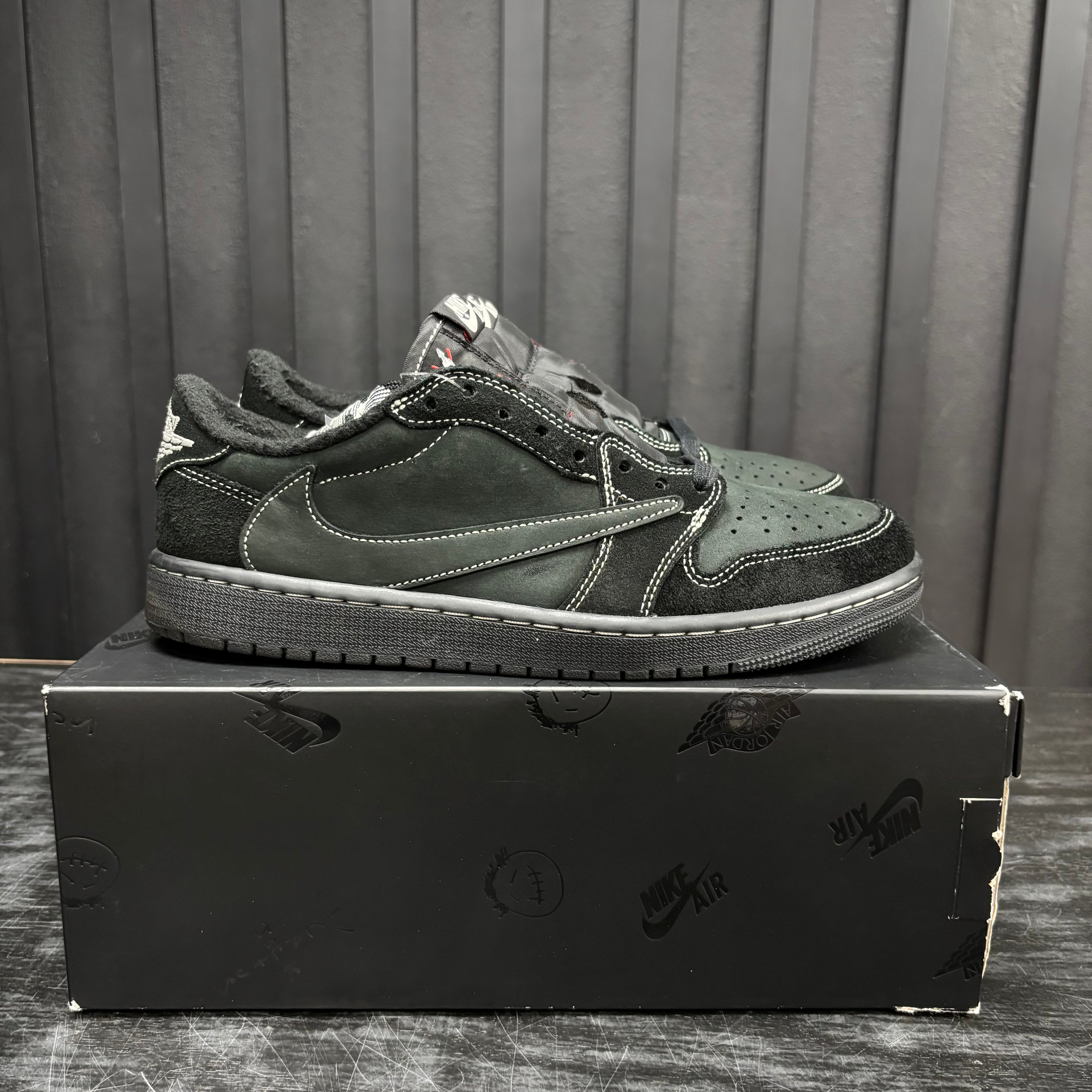 Jordan 1 Retro Low OG SP Travis Scott Black Phantom - Used - 4434
