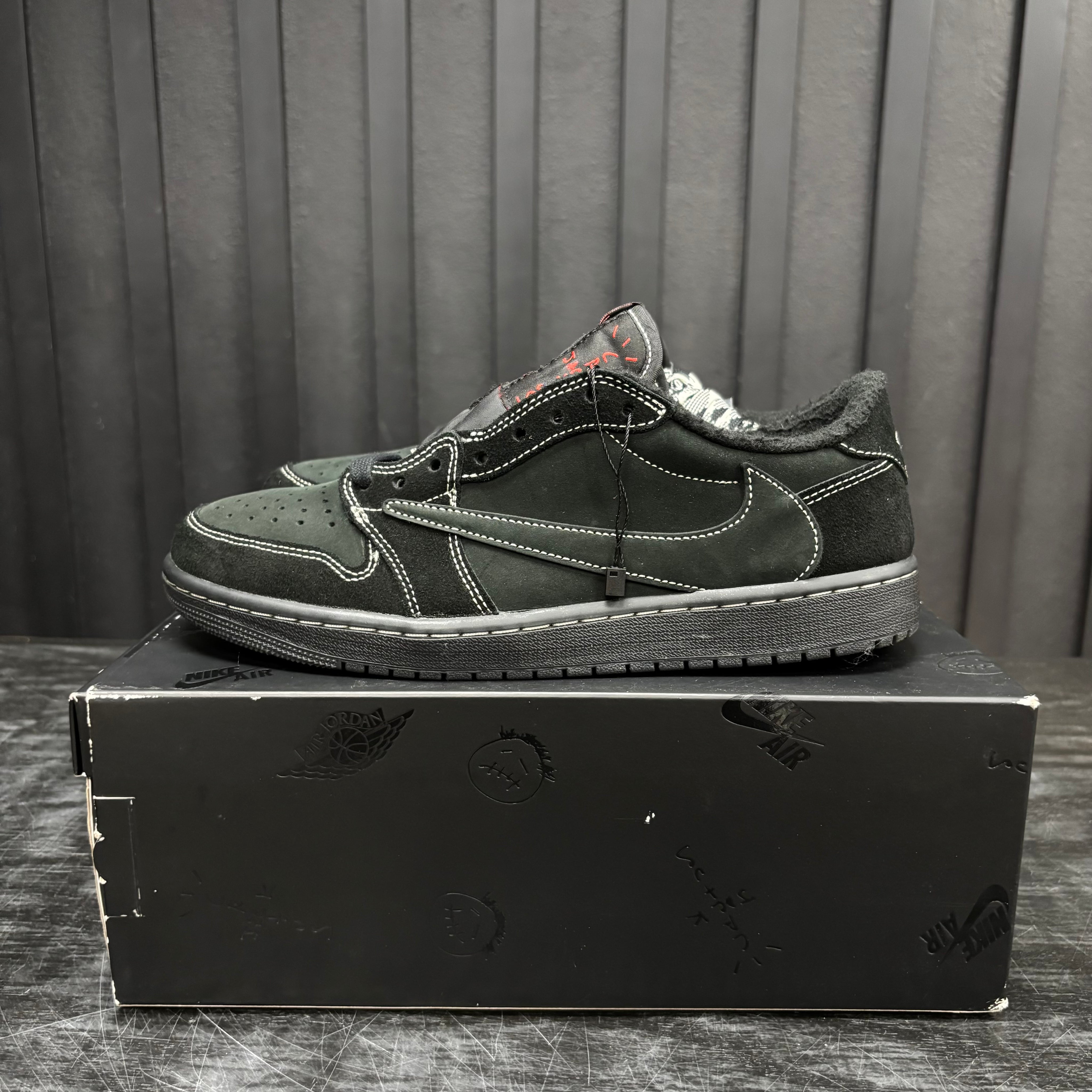 Jordan 1 Retro Low OG SP Travis Scott Black Phantom - Used - 4434