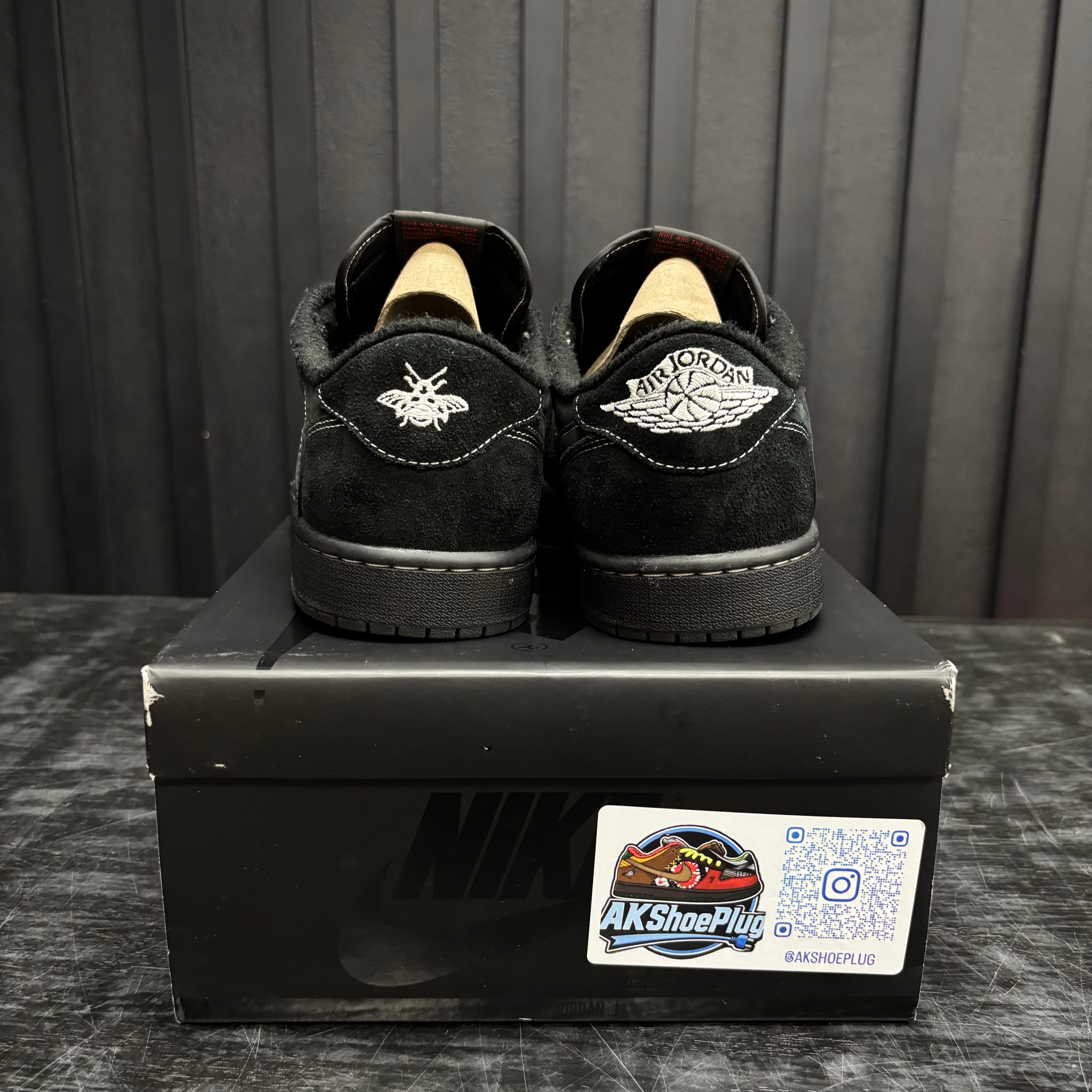 Jordan 1 Retro Low OG SP Travis Scott Black Phantom - Used - 1916