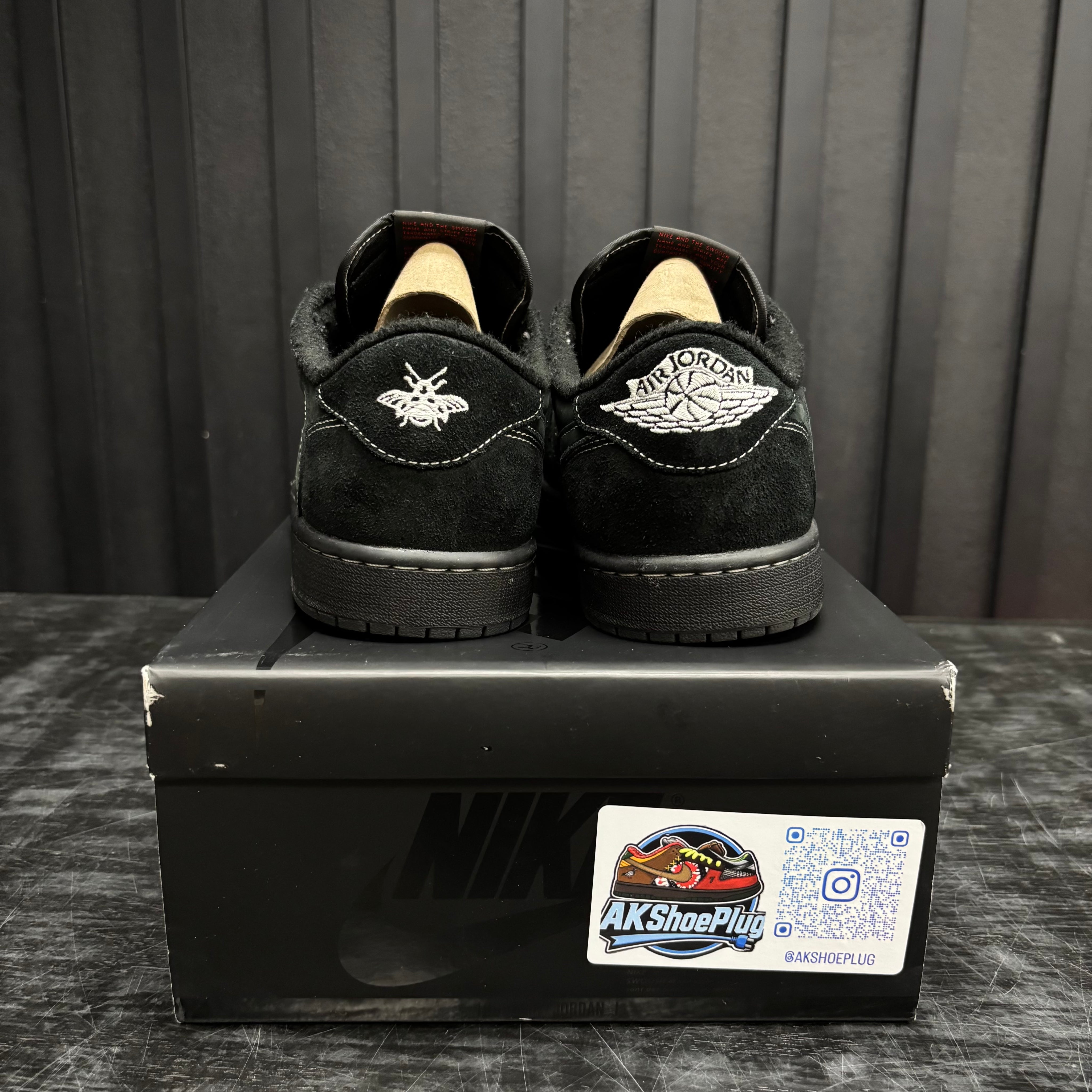 Jordan 1 Retro Low OG SP Travis Scott Black Phantom - Used - 1916
