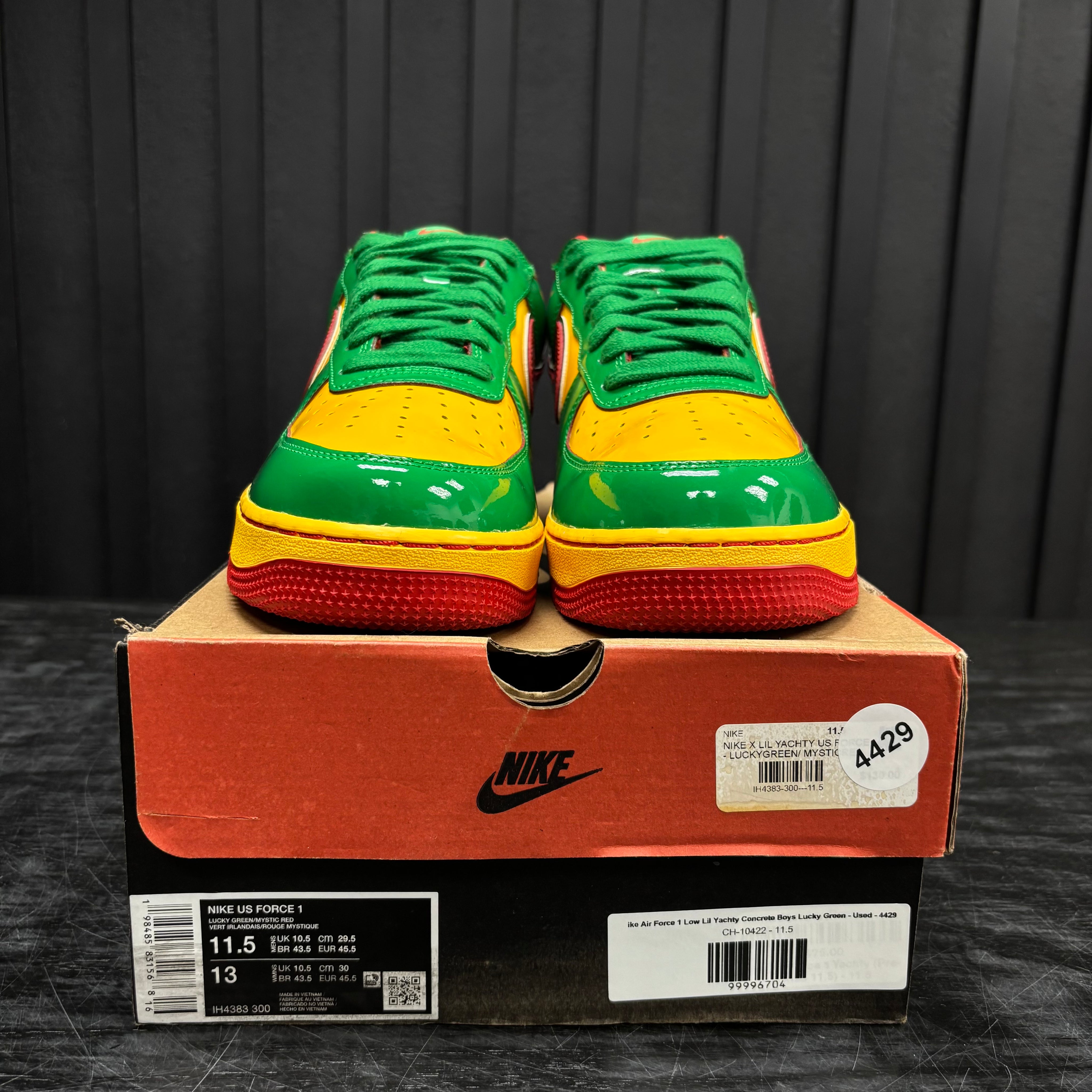 Nike Air Force 1 Low Lil Yachty Concrete Boys Lucky Green - Used - 4429