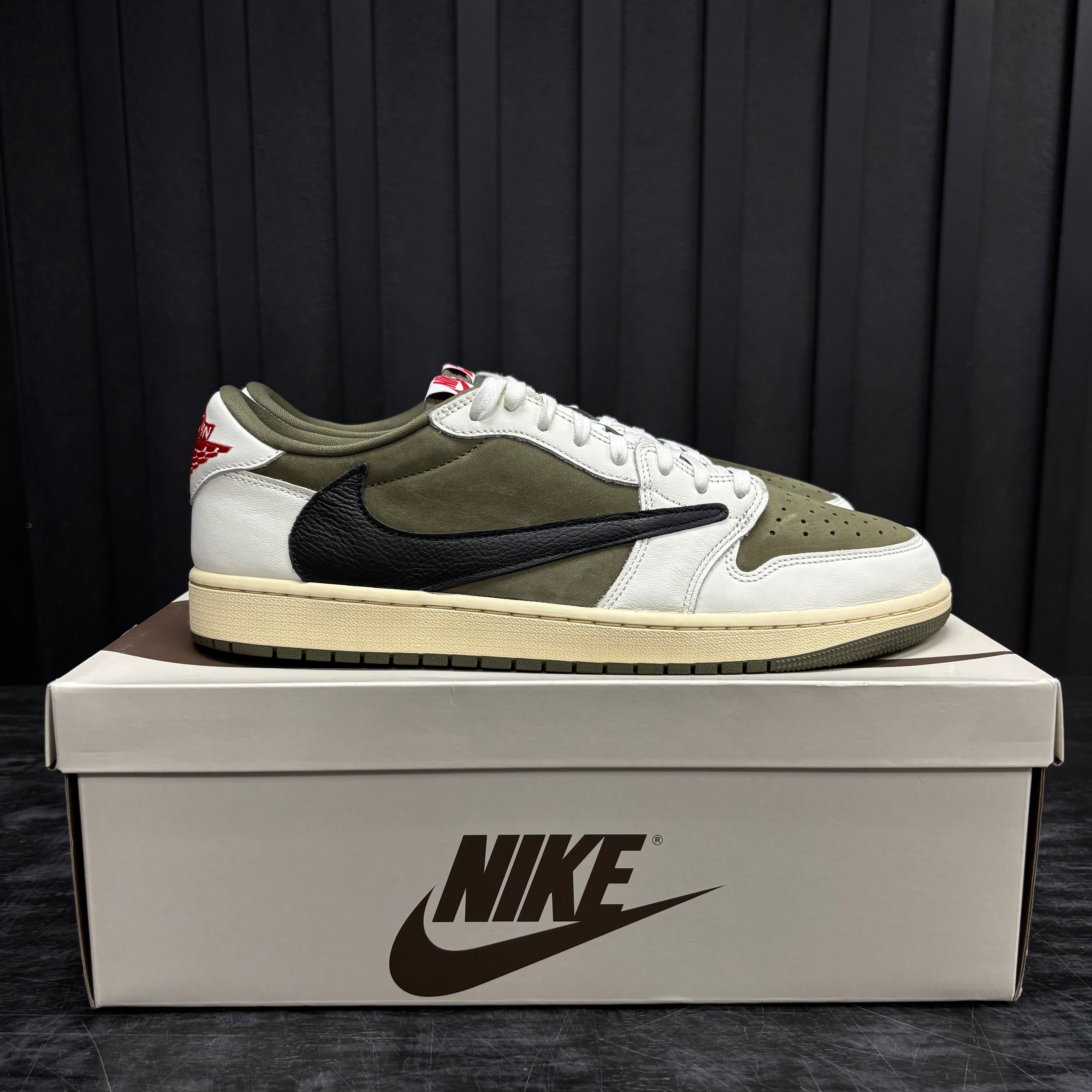 Jordan 1 Retro Low OG SP Travis Scott Medium Olive - Used - 3890