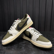 Jordan 1 Retro Low OG SP Travis Scott Medium Olive - Used - 3890