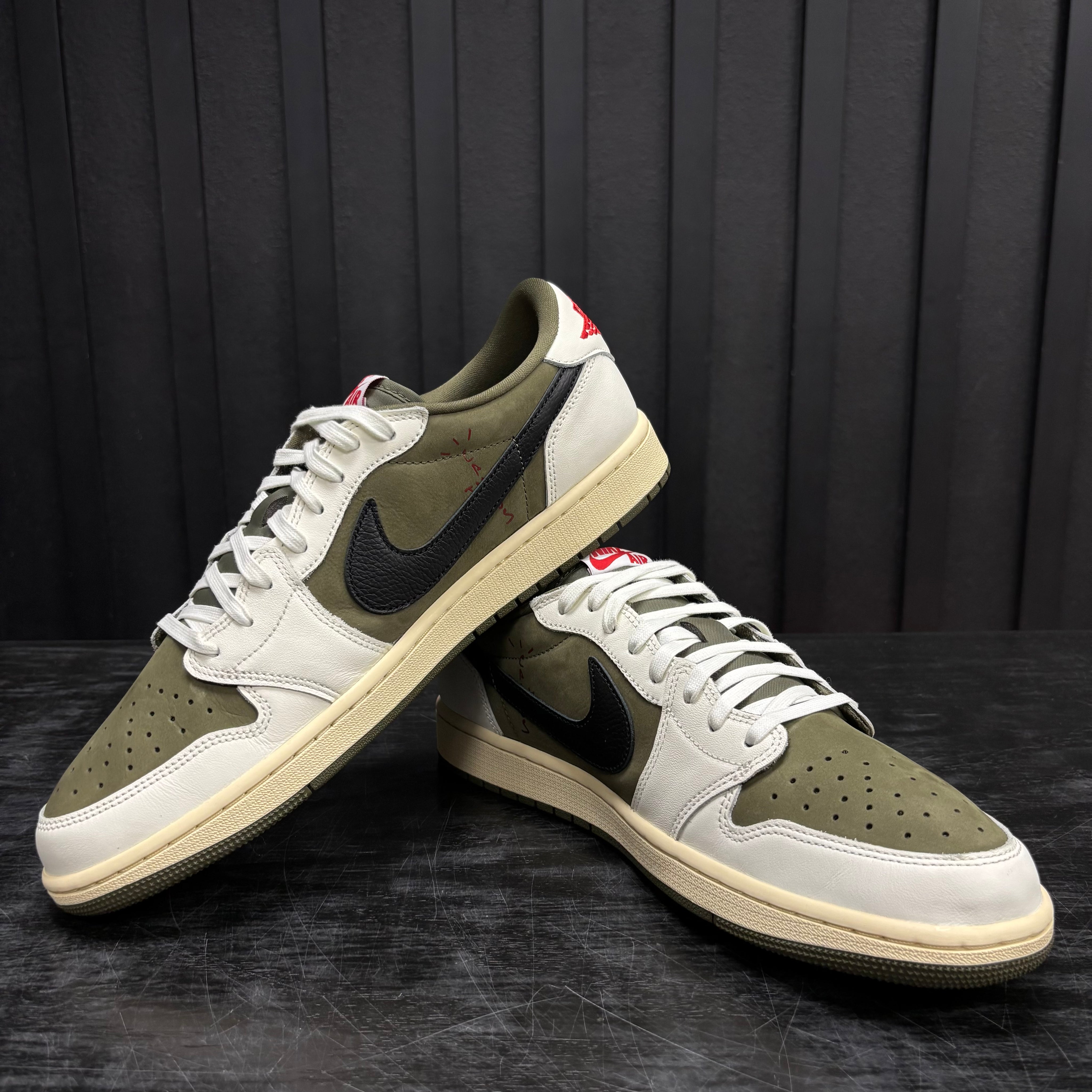 Jordan 1 Retro Low OG SP Travis Scott Medium Olive - Used - 3890