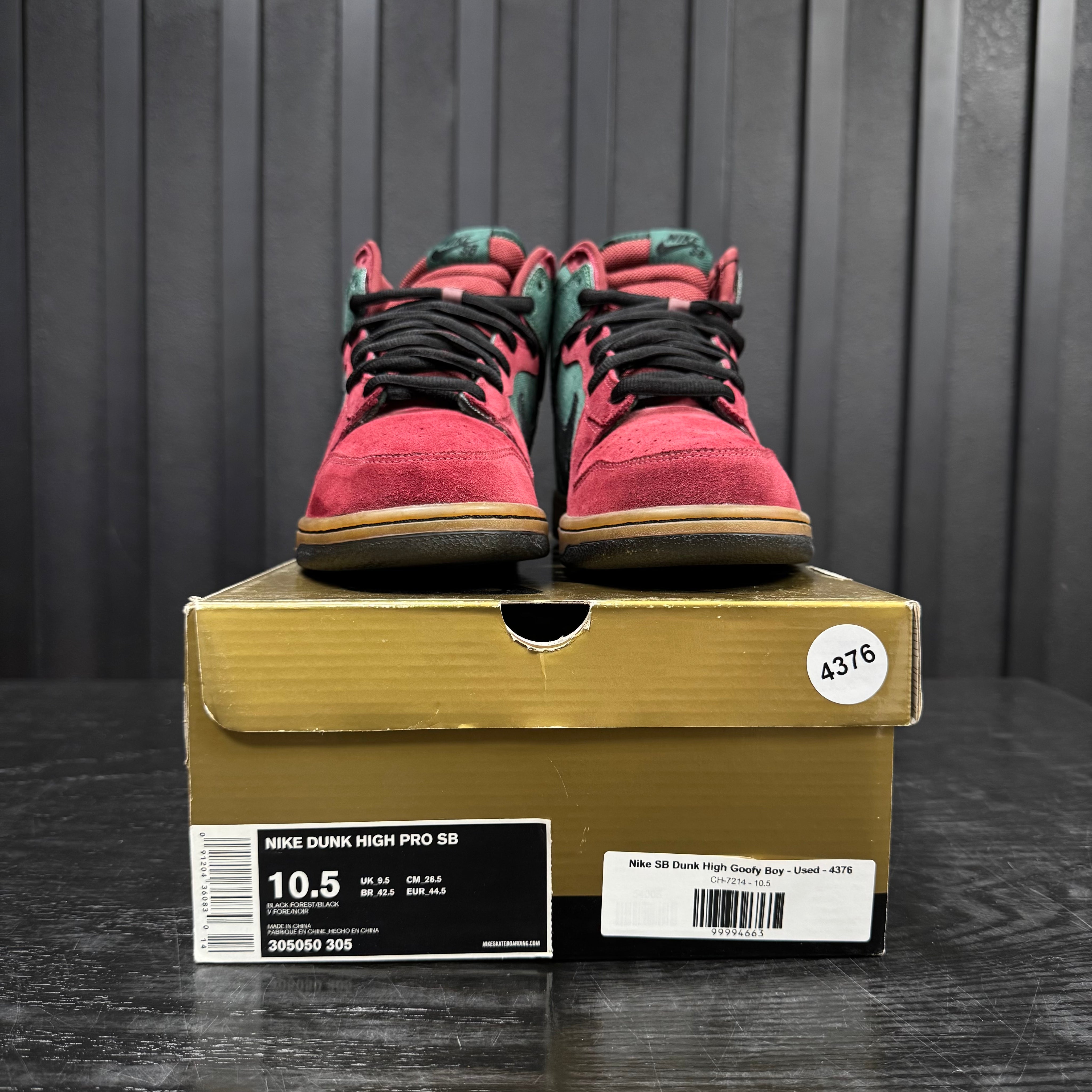 Nike SB Dunk High Goofy Boy - Used - 4376