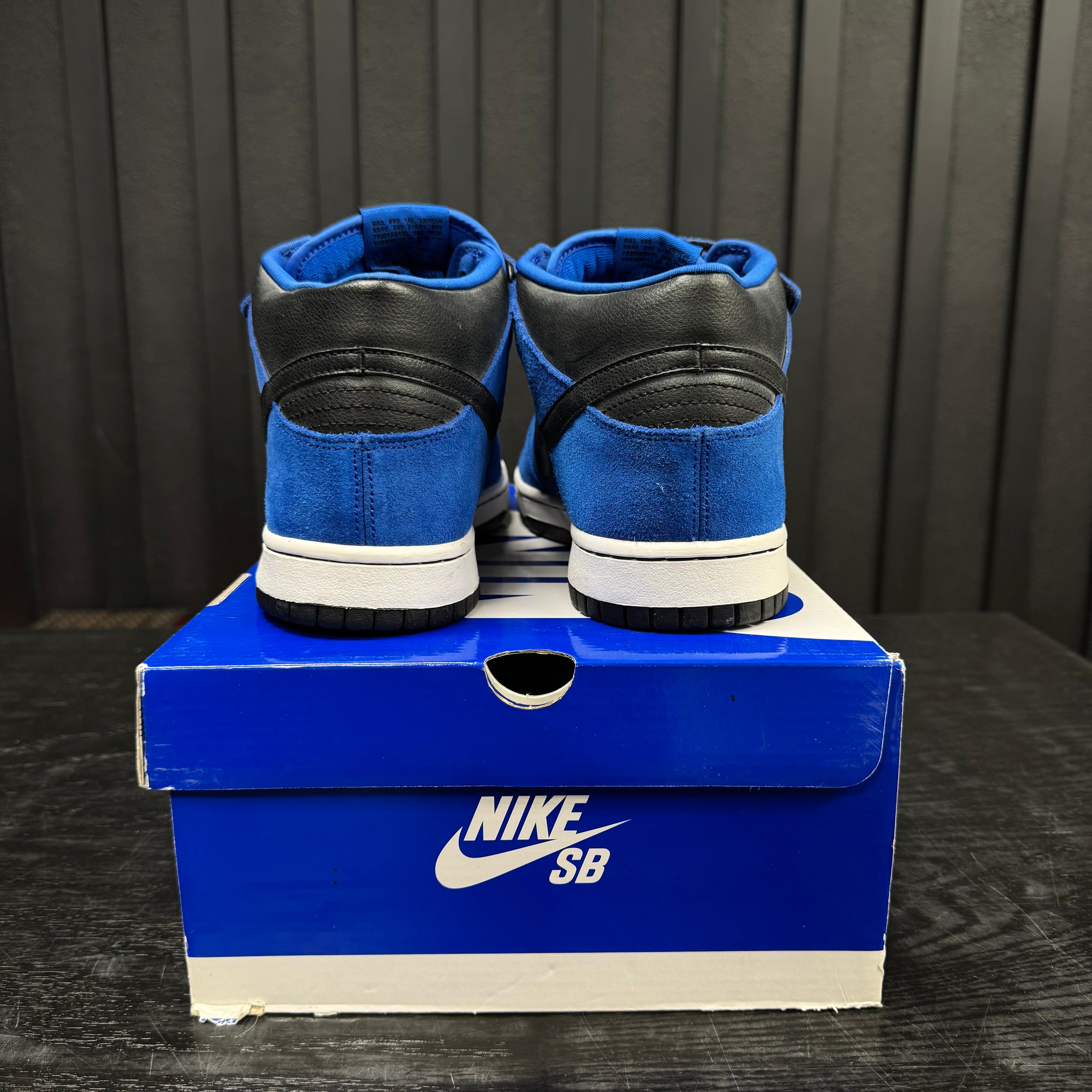 Nike SB Dunk Mid Royal Blue Black - Used - 4377
