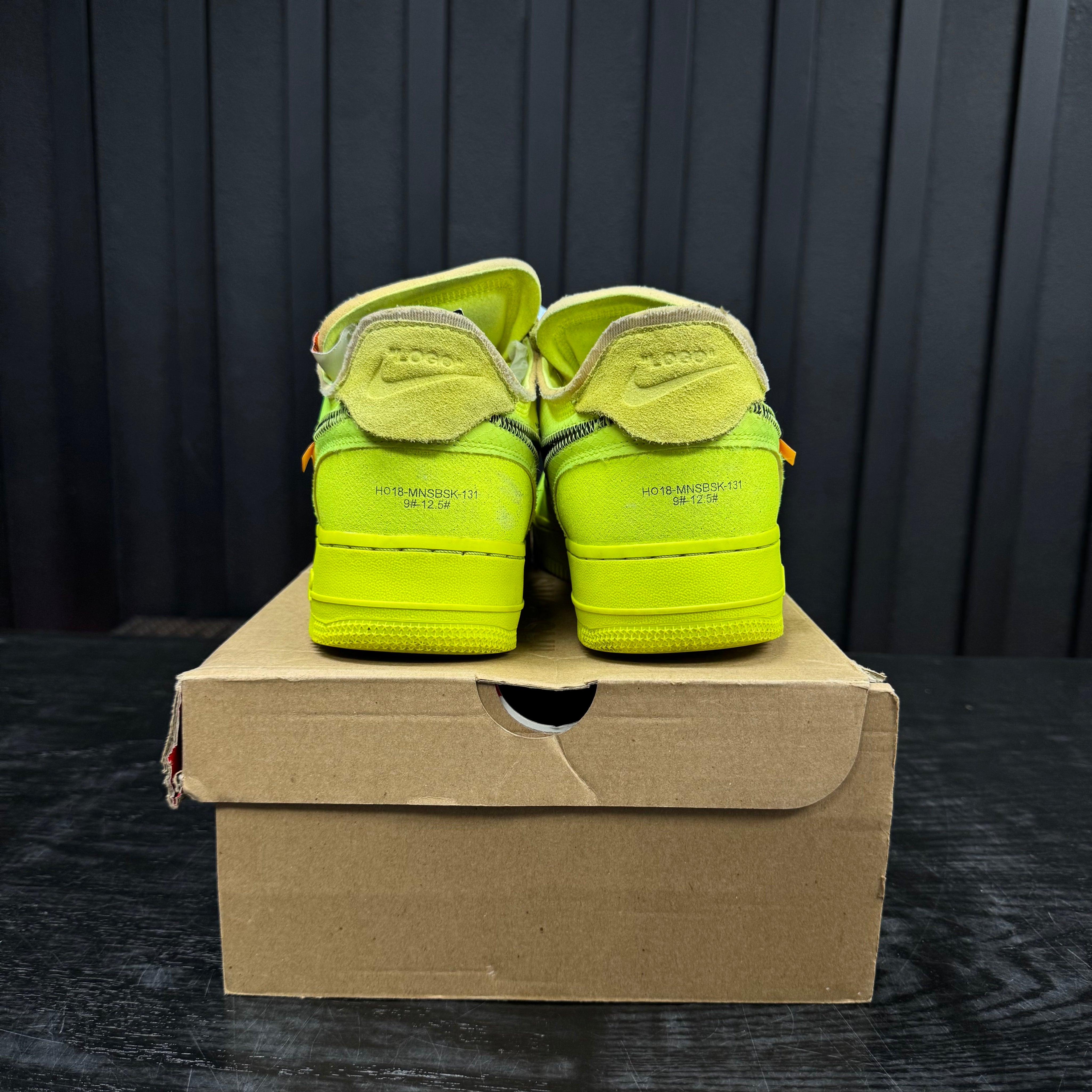 Nike Air Force 1 Low Off-White Volt - Used -1764