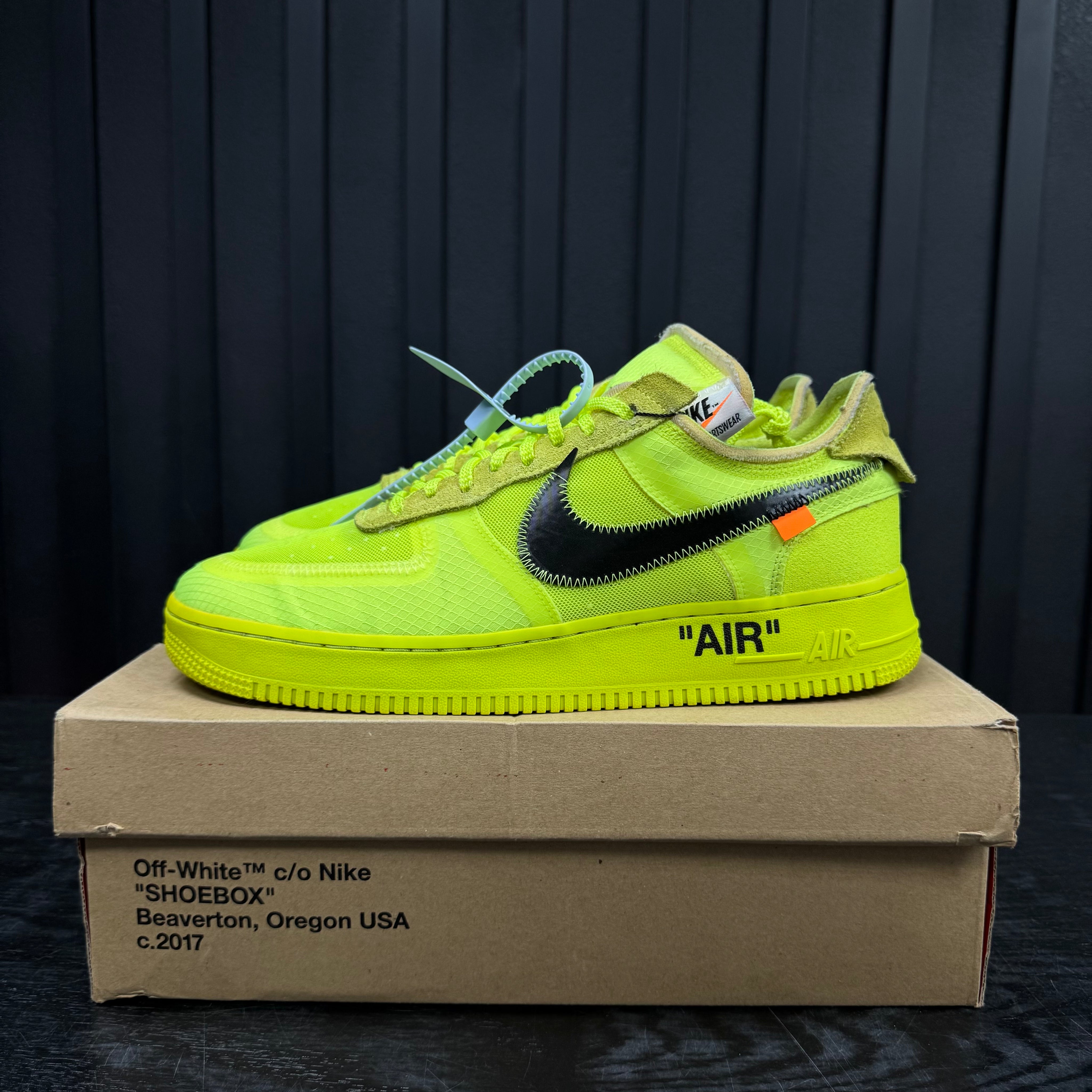 Nike Air Force 1 Low Off-White Volt - Used -1764