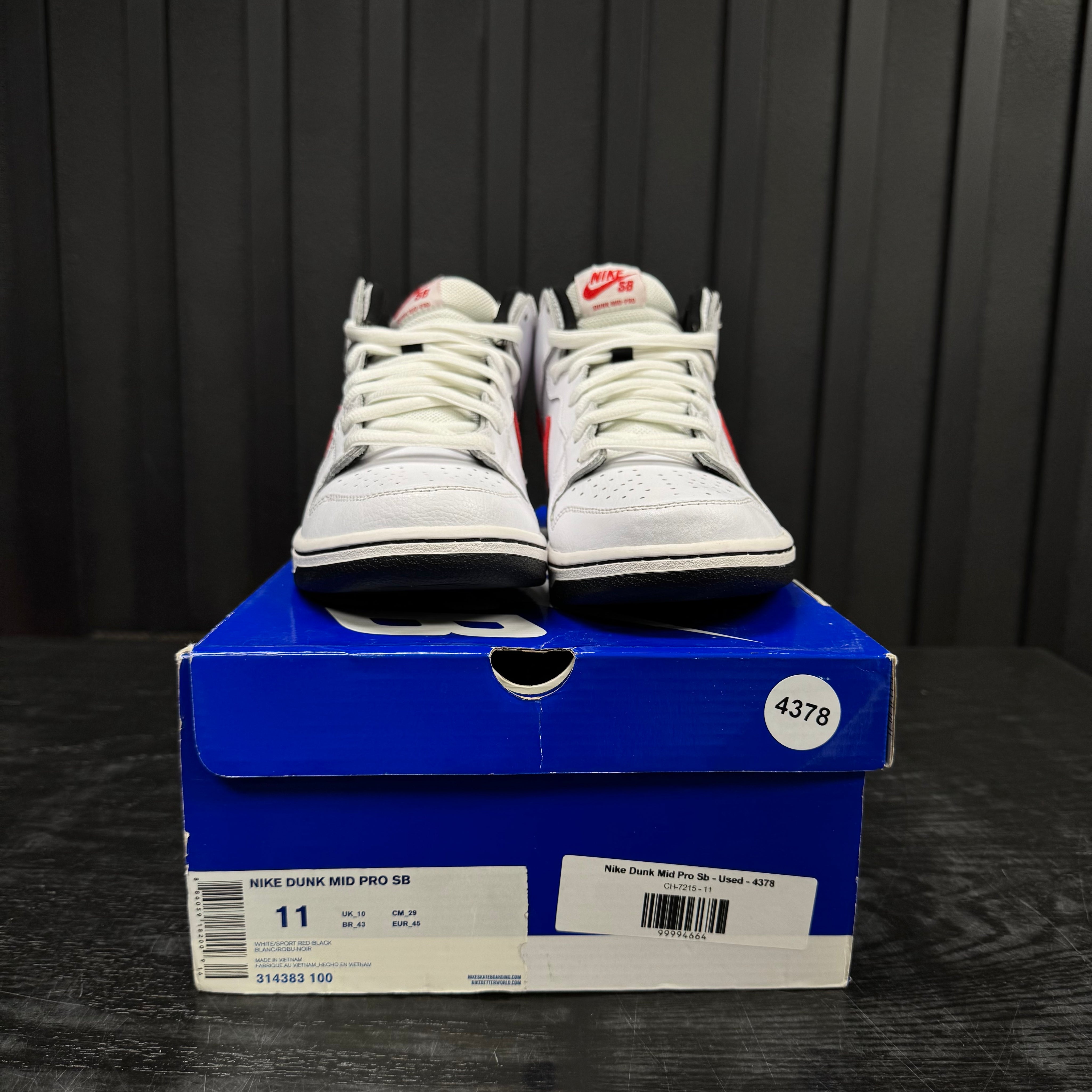 Nike Dunk Mid Pro Sb - Used - 4378