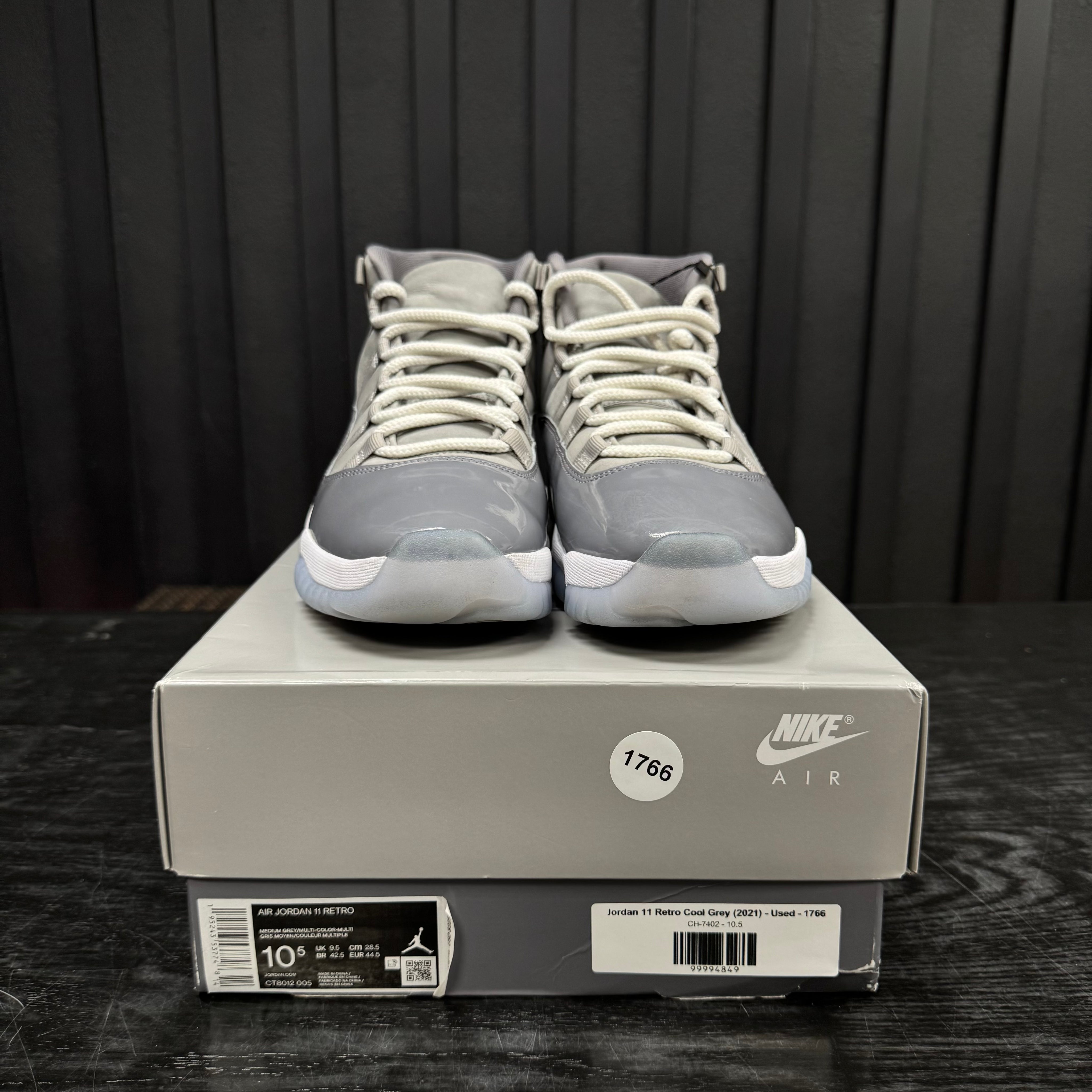 Jordan 11 Retro Cool Grey (2021) - Used - 1766