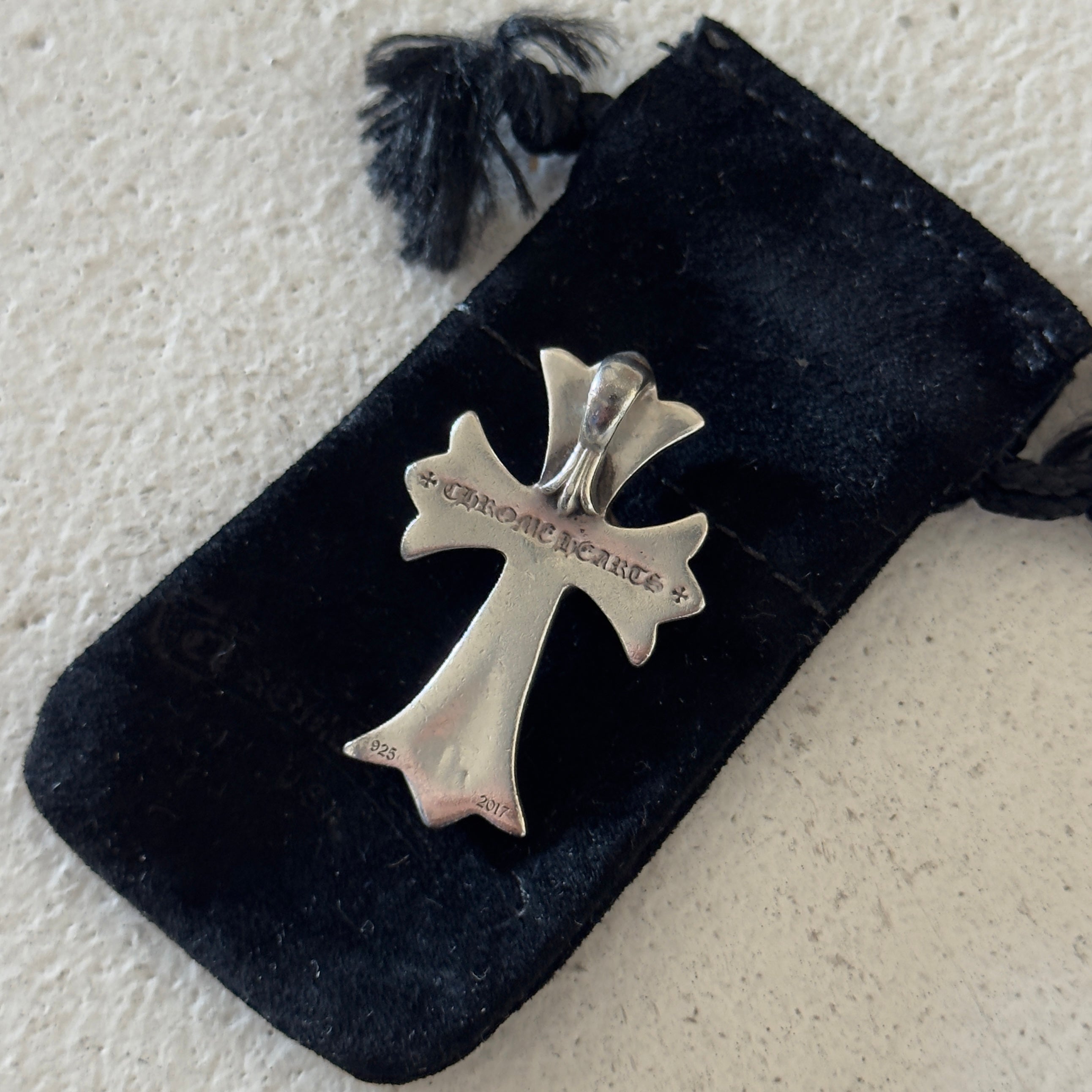 Chrome Hearts Cross Heart Pendant