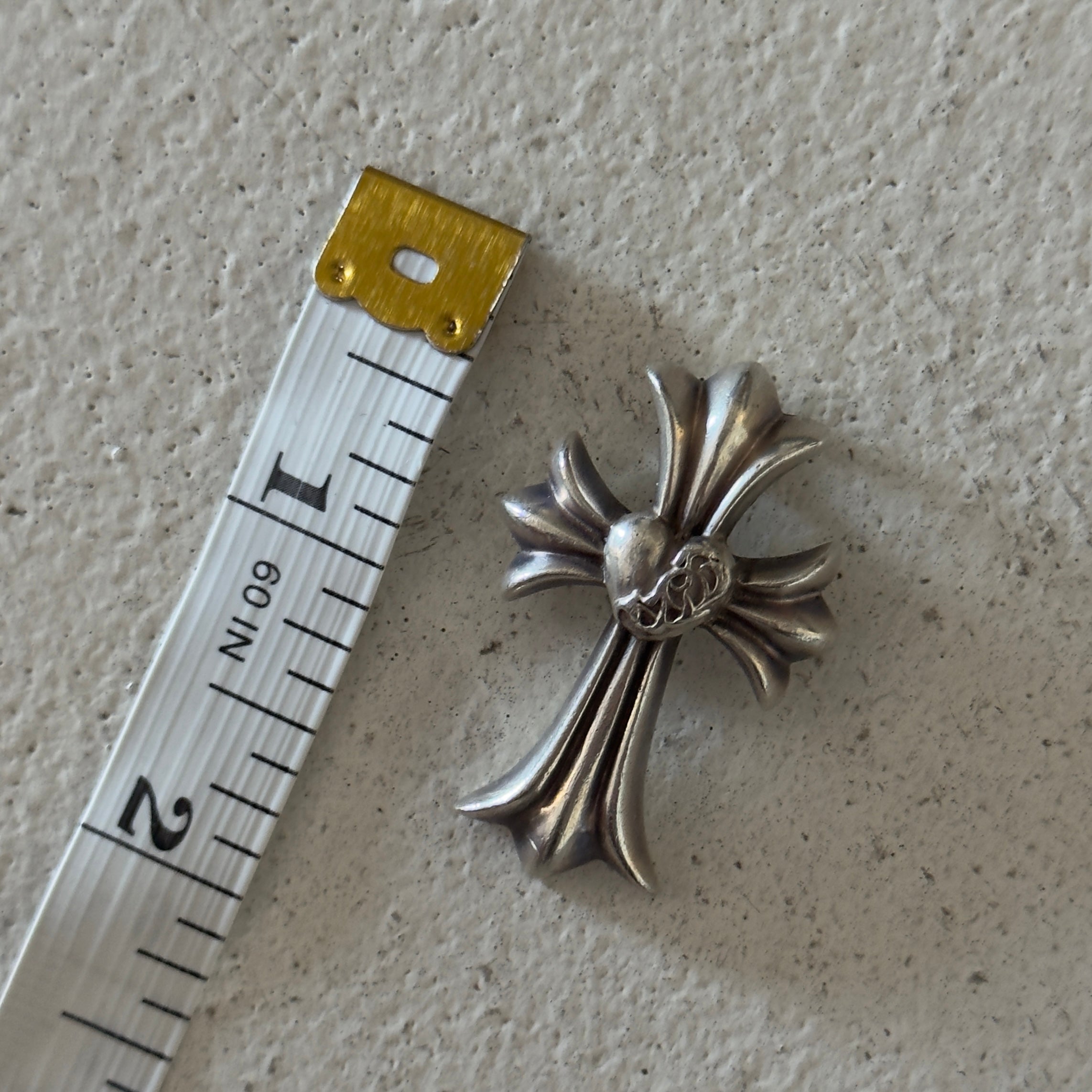 Chrome Hearts Cross Heart Pendant