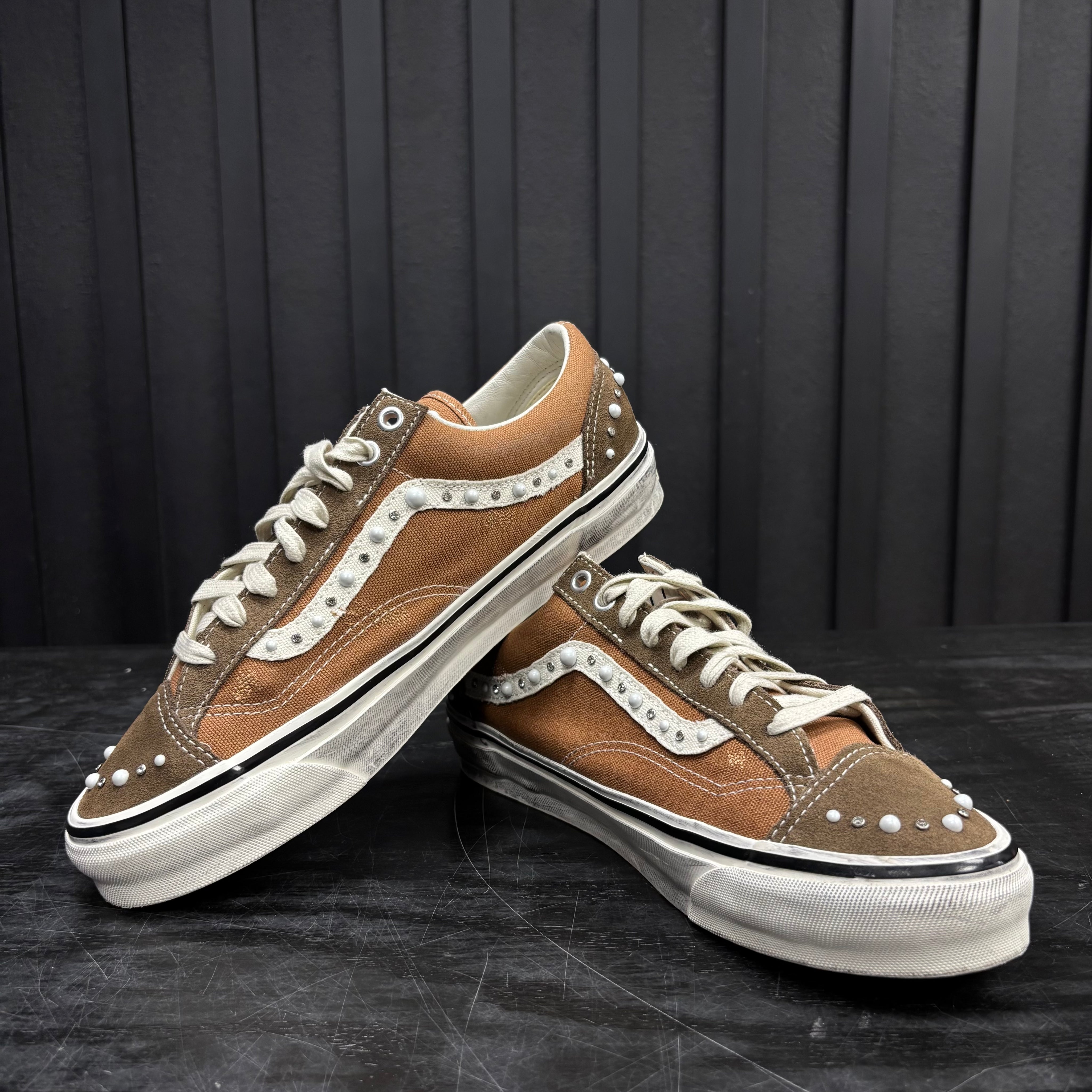 Vans LX Old Skool 36 Pearlized Pack Vintage Cocoa Brown - Used - 4726