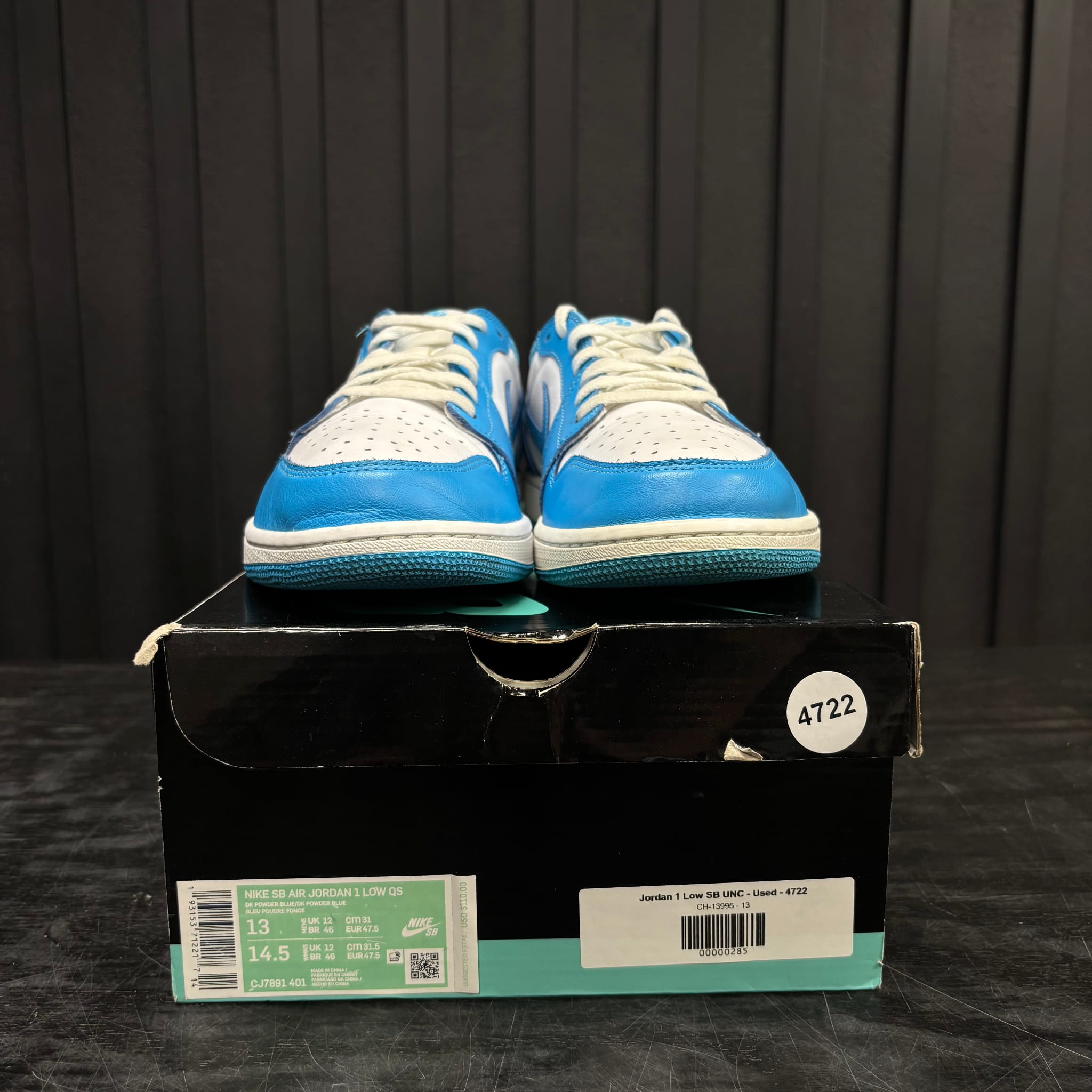 Jordan 1 Low SB UNC - Used - 4722