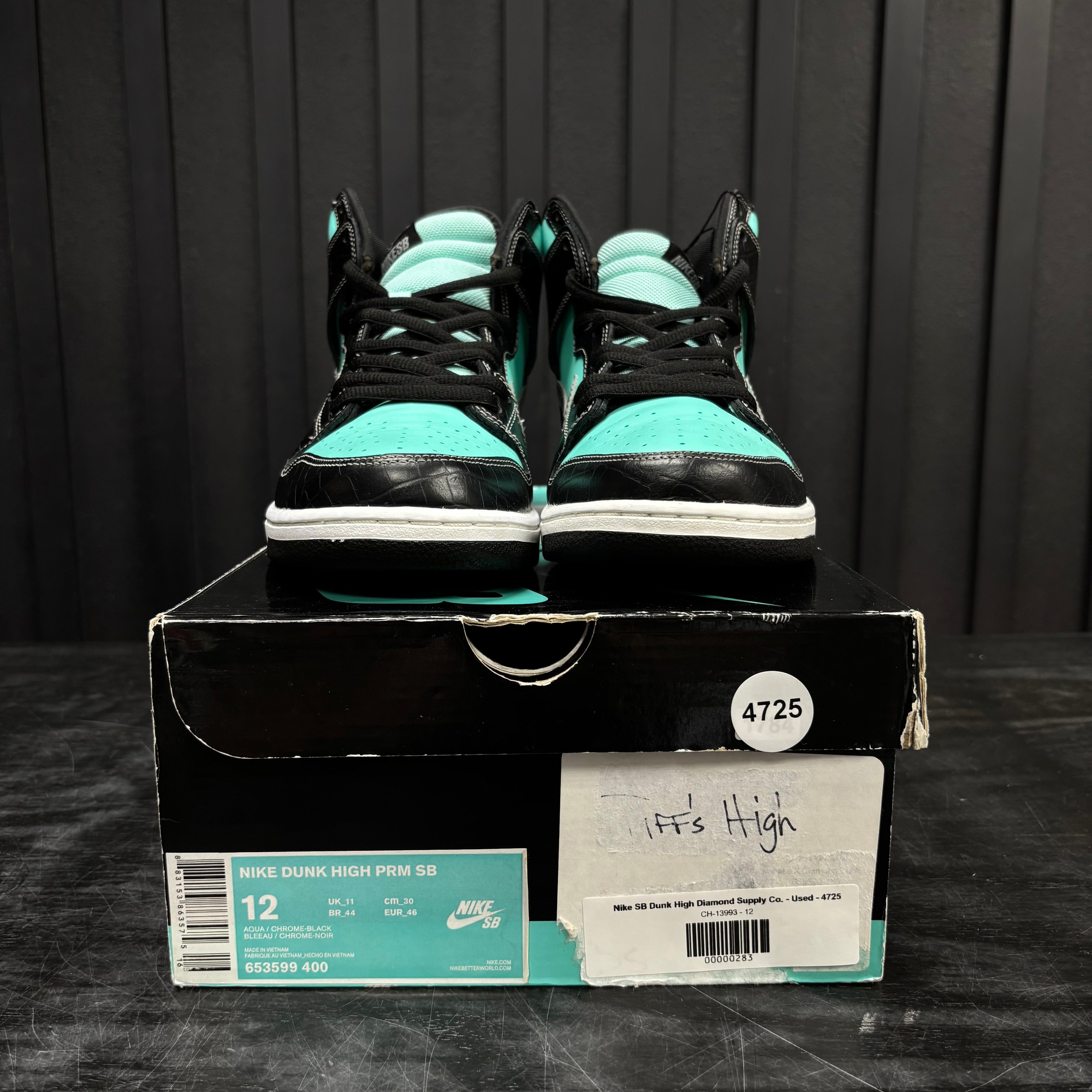 Nike SB Dunk High Diamond Supply Co. - Used - 4725