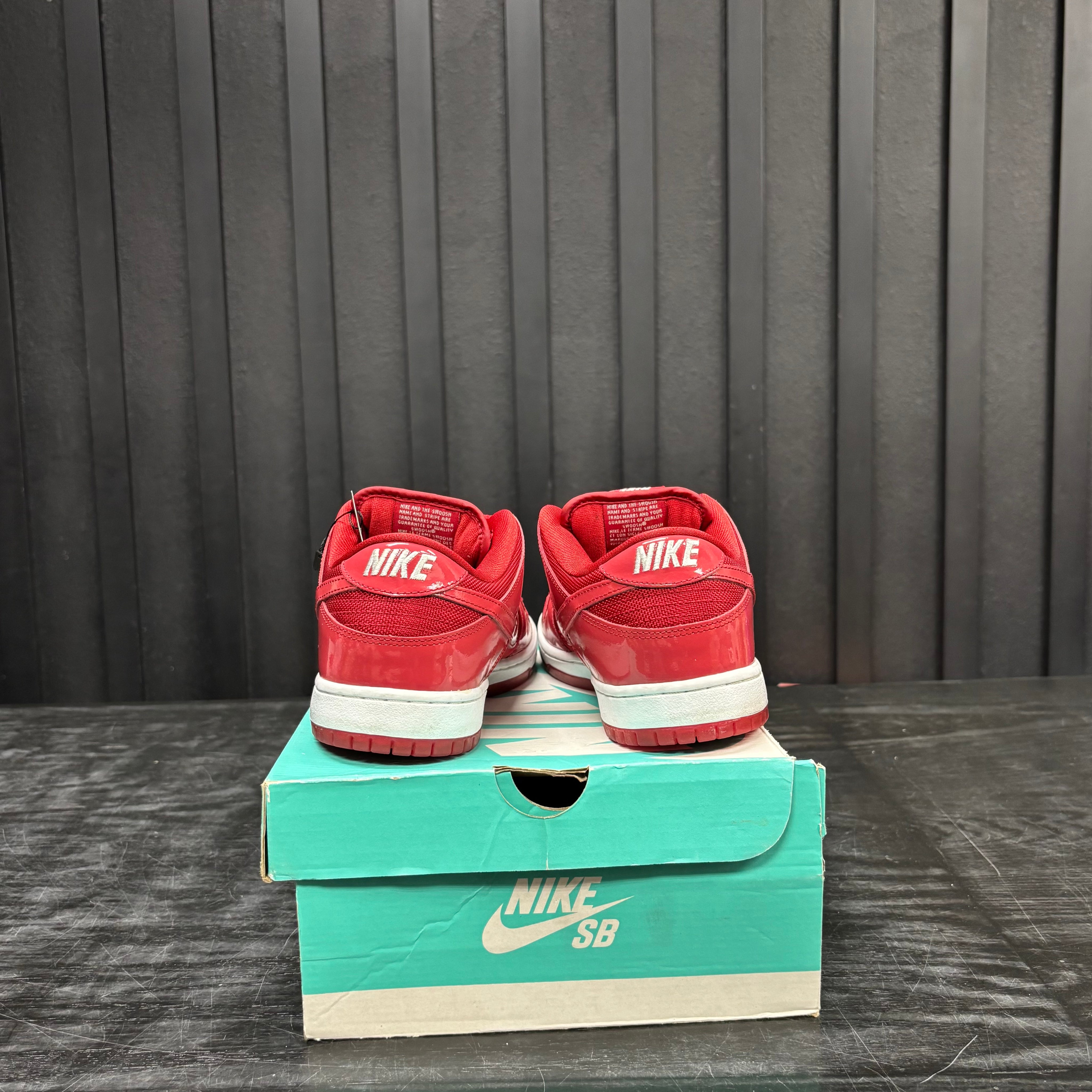 Nike SB Dunk Low Red Patent Leather - Used - 4743