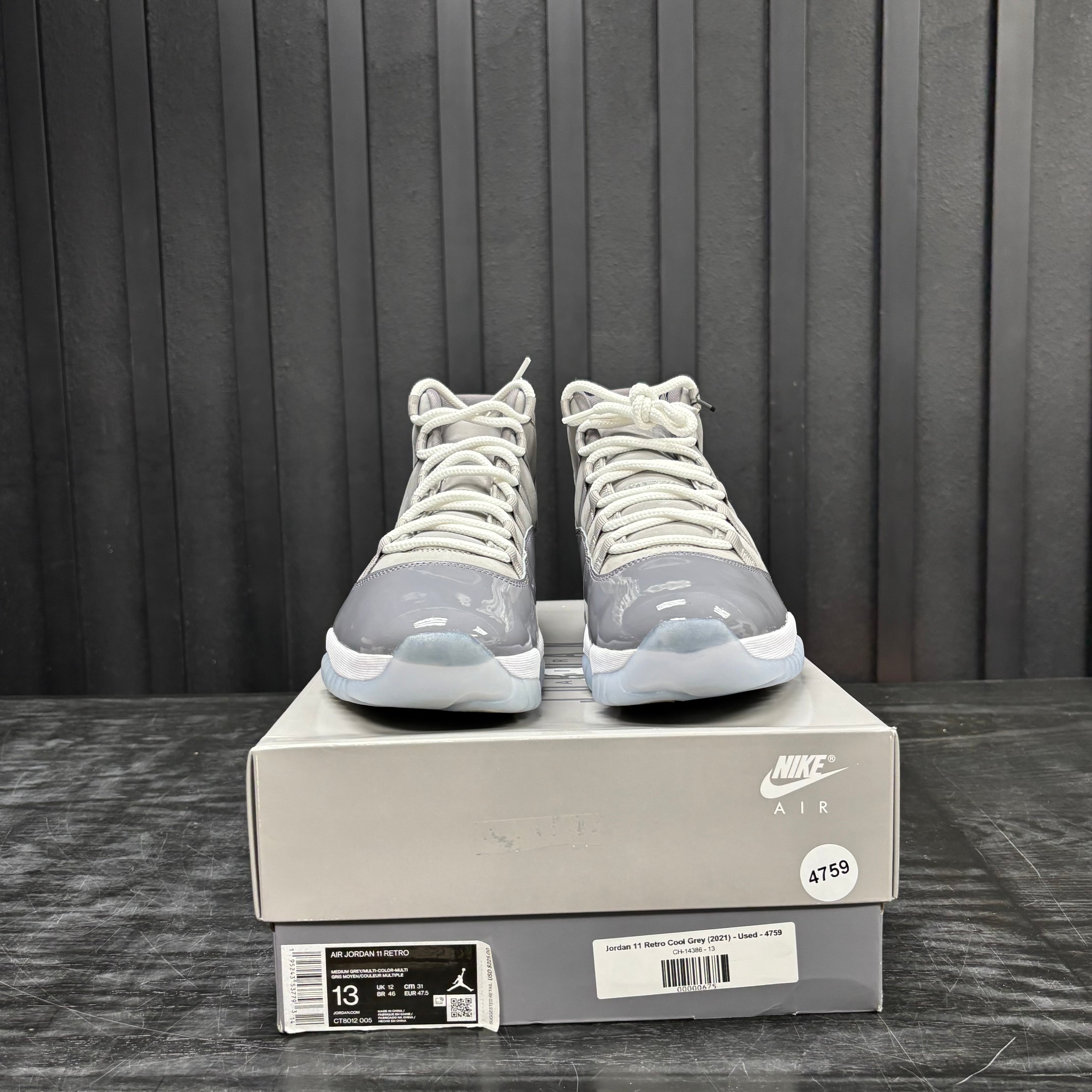 Jordan 11 Retro Cool Grey (2021) - Used - 4759