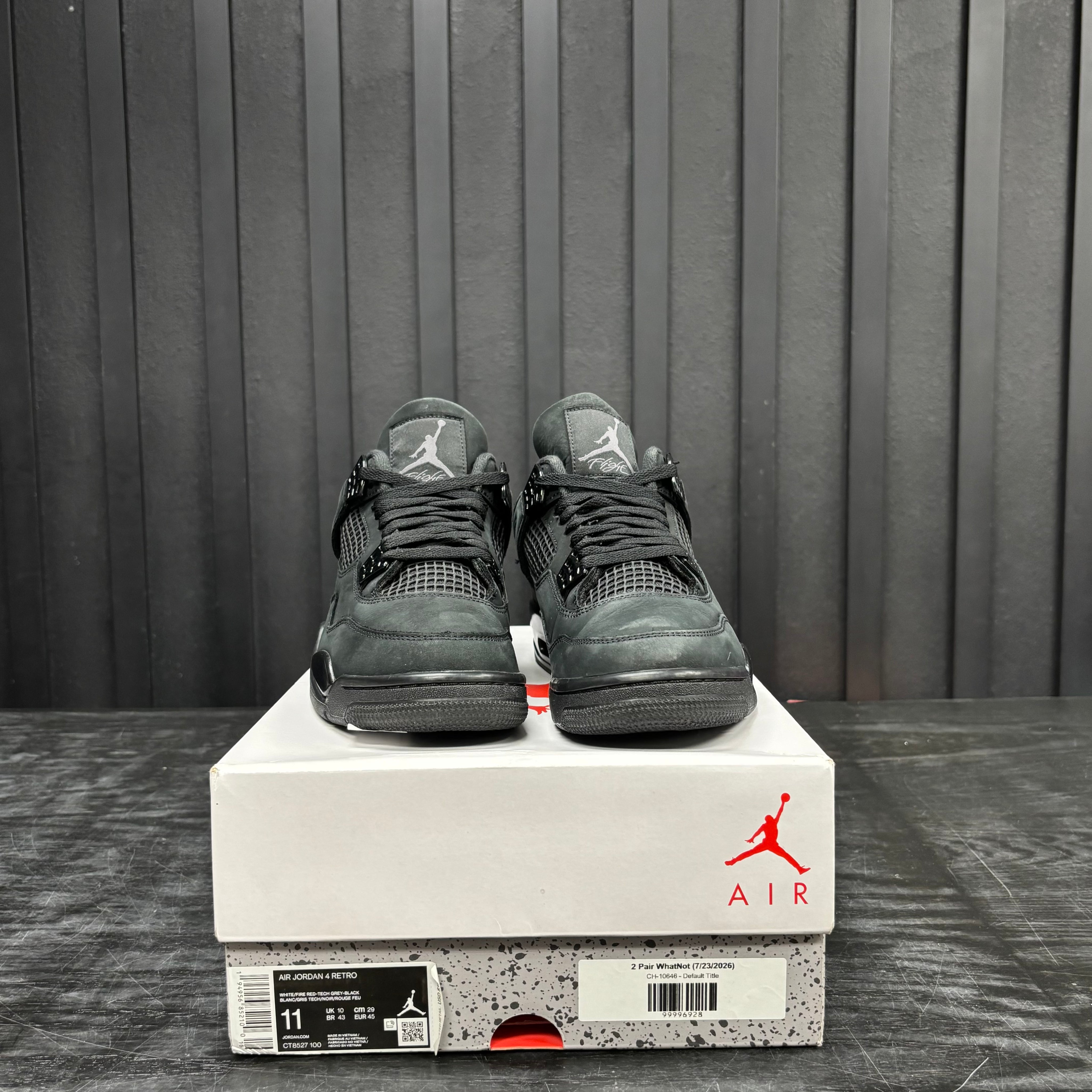 Jordan 4 Retro Black Cat (2025) - Used - 4740