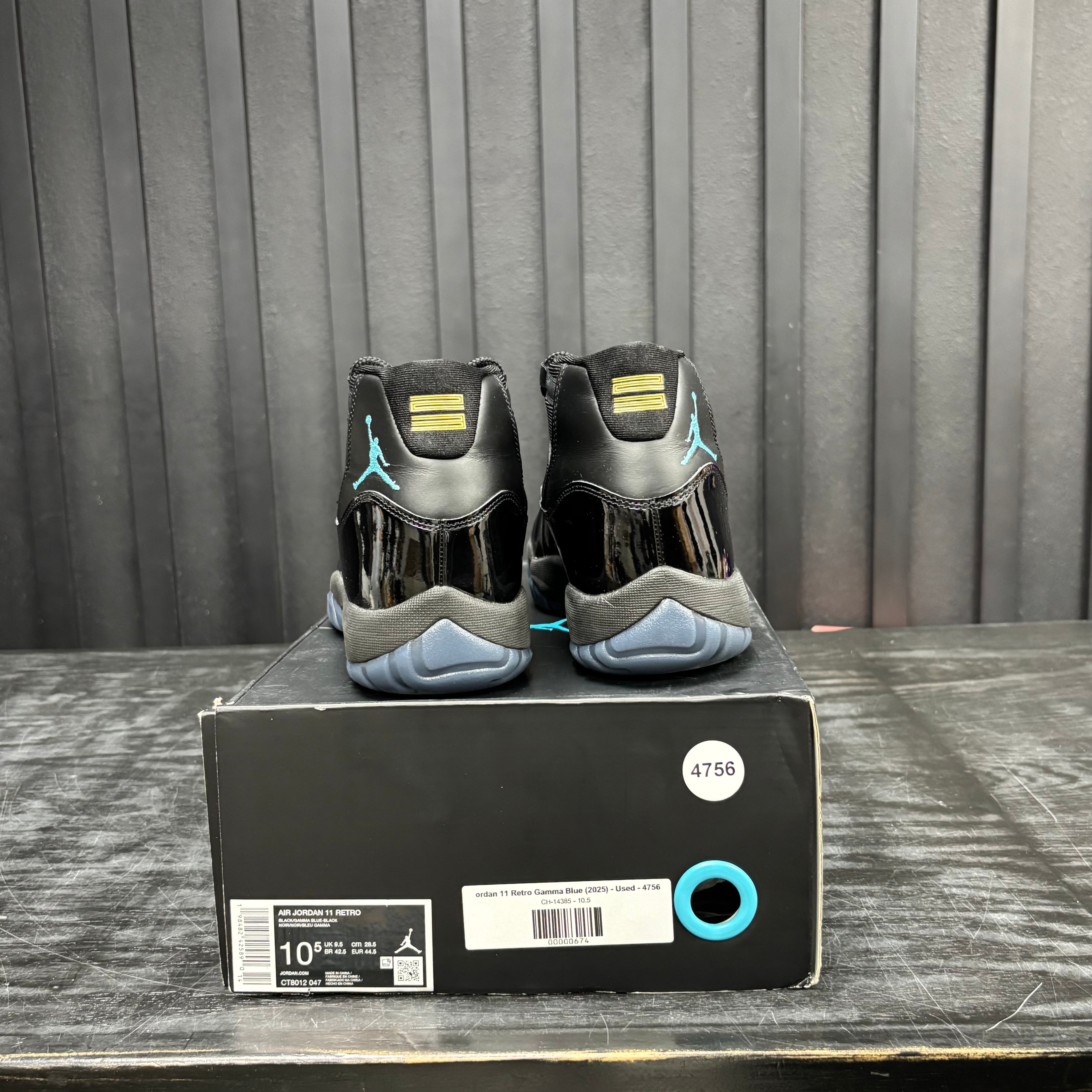 Jordan 11 Retro Gamma Blue (2025) - Used - 4756