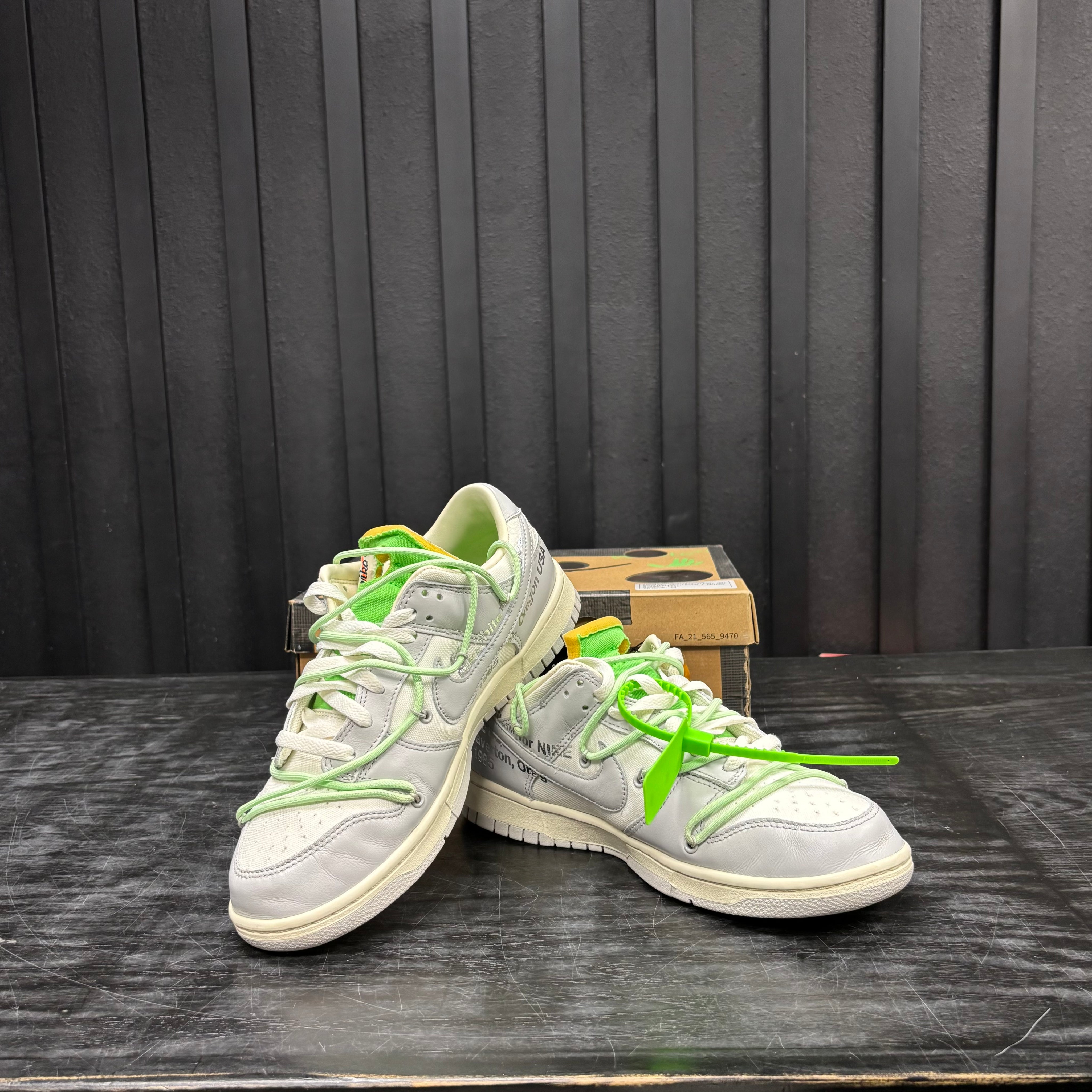 Nike Dunk Low Off-White Lot 7 - Used - 4746
