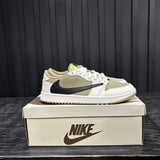 Jordan 1 Retro Low Golf Travis Scott Neutral Olive - Used - 4758