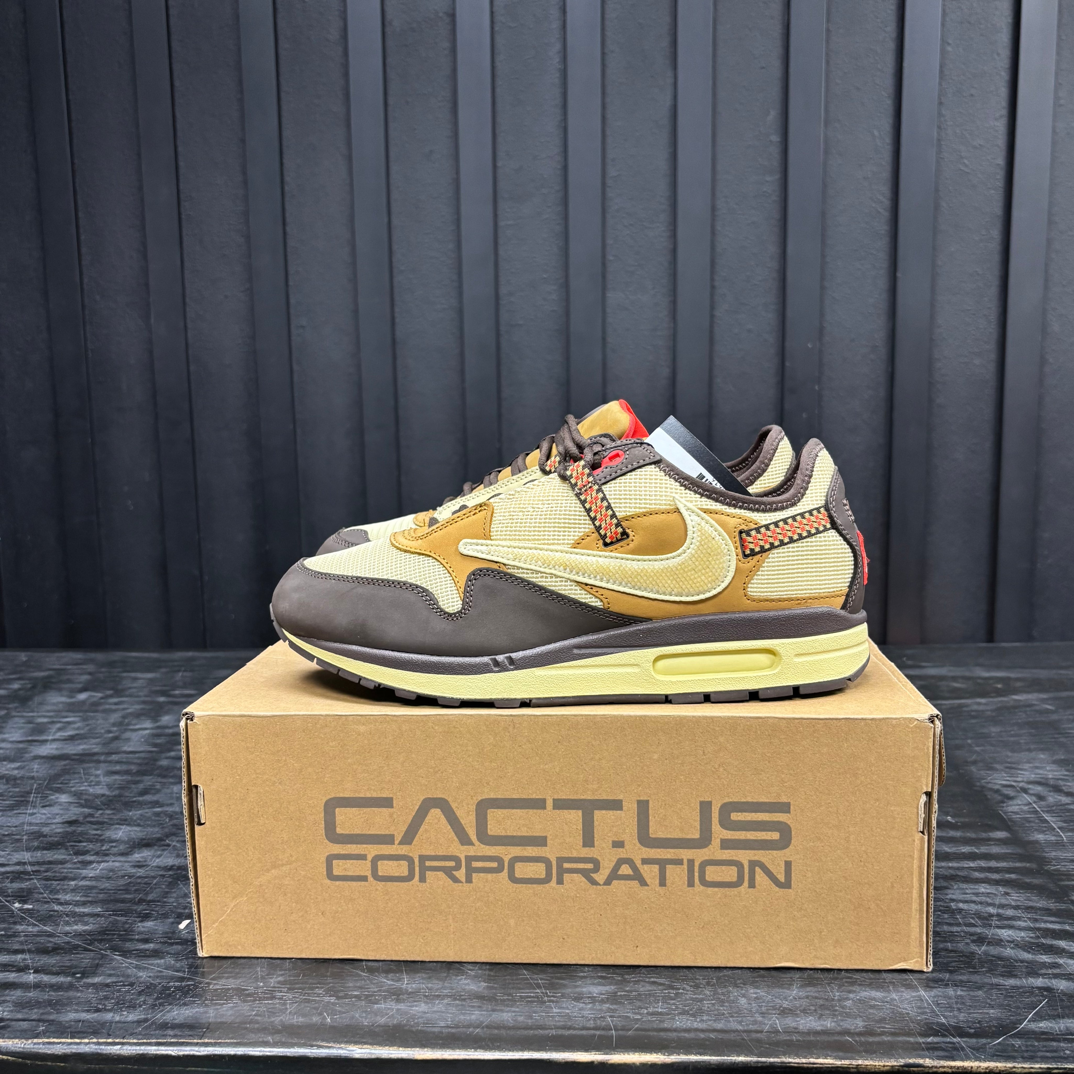 Nike Air Max 1 Travis Scott Cactus Jack Baroque Brown - Used - 4748