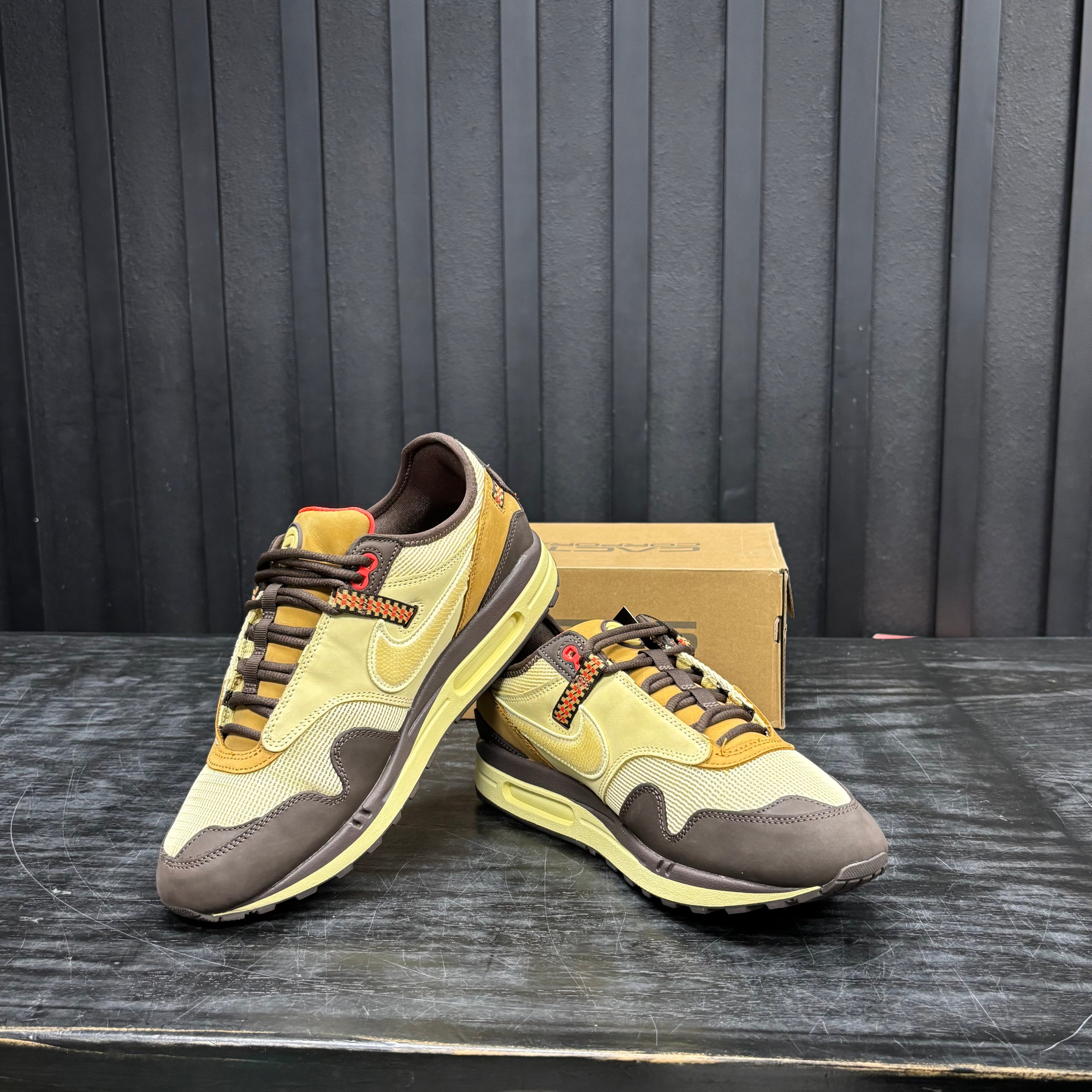 Nike Air Max 1 Travis Scott Cactus Jack Baroque Brown - Used - 4748