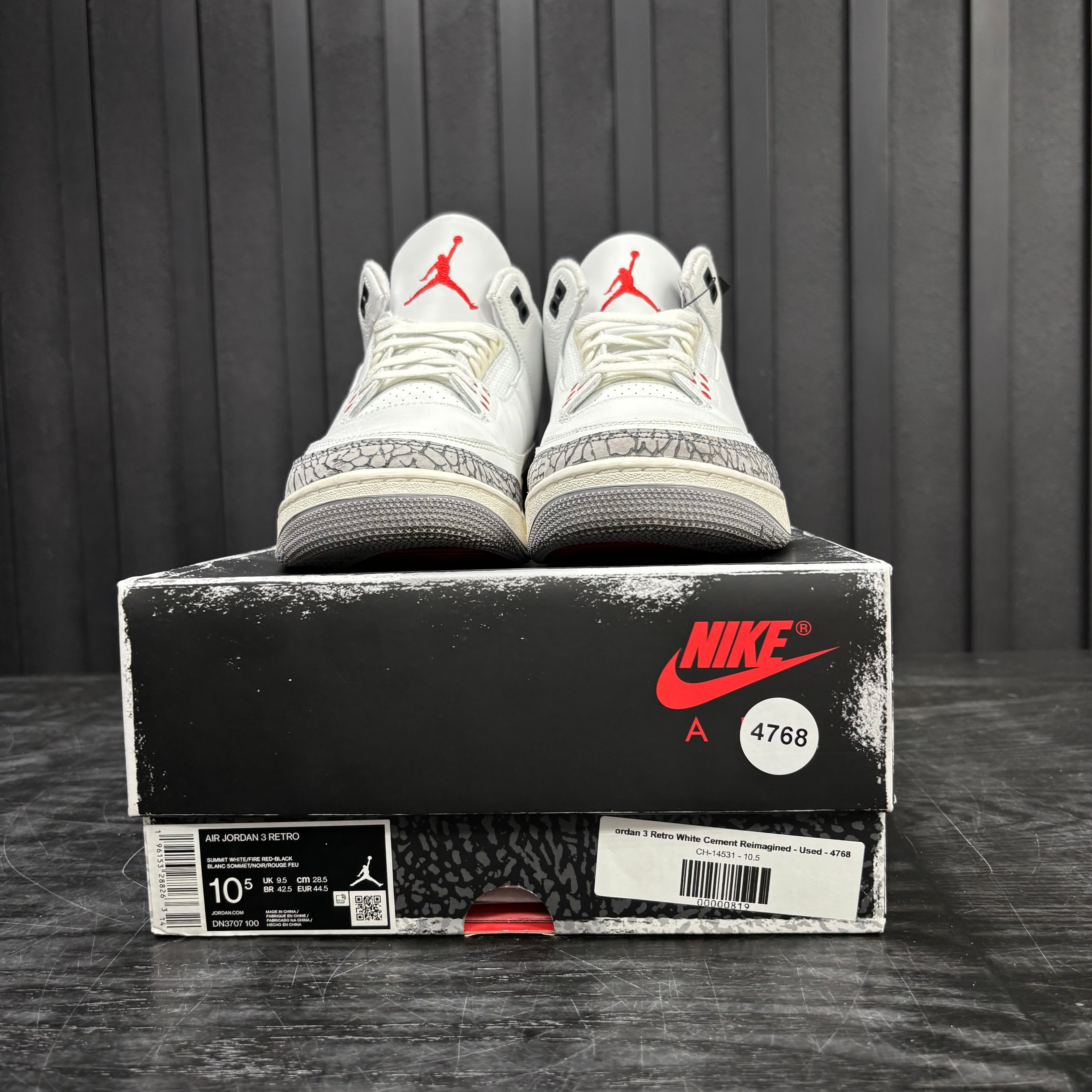 Jordan 3 Retro White Cement Reimagined - Used - 4768