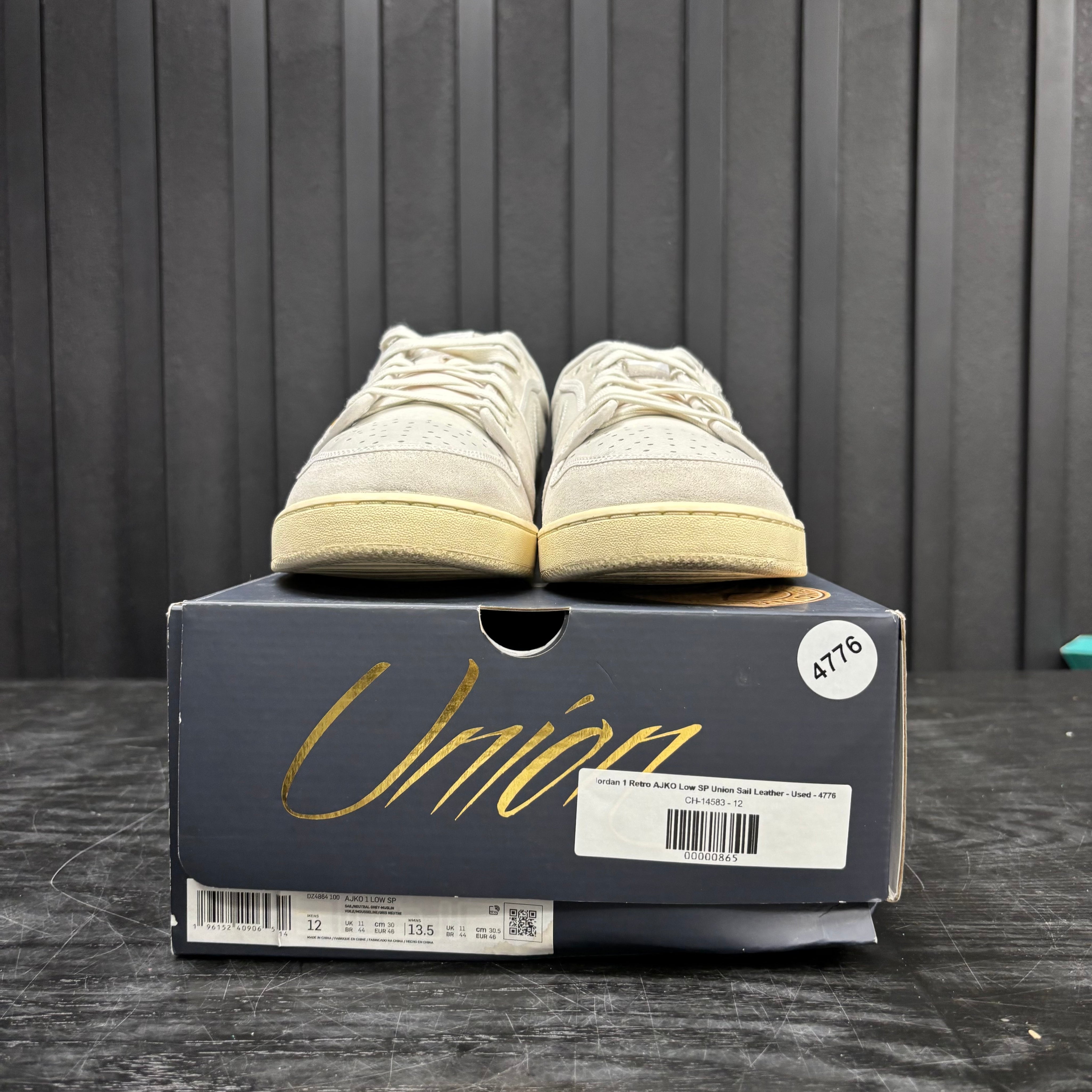 Jordan 1 Retro AJKO Low SP Union Sail Leather - Used - 4776