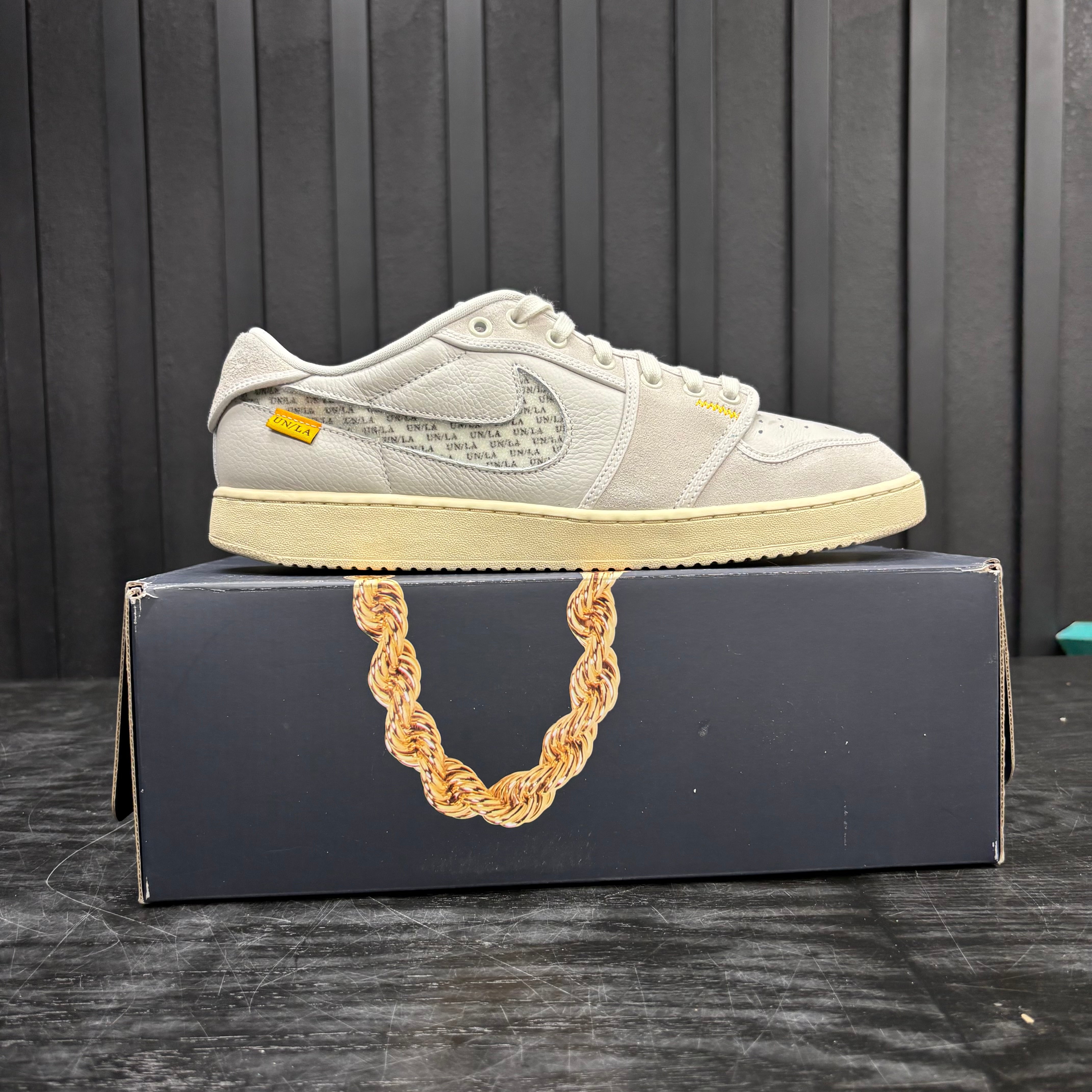 Jordan 1 Retro AJKO Low SP Union Sail Leather - Used - 4776