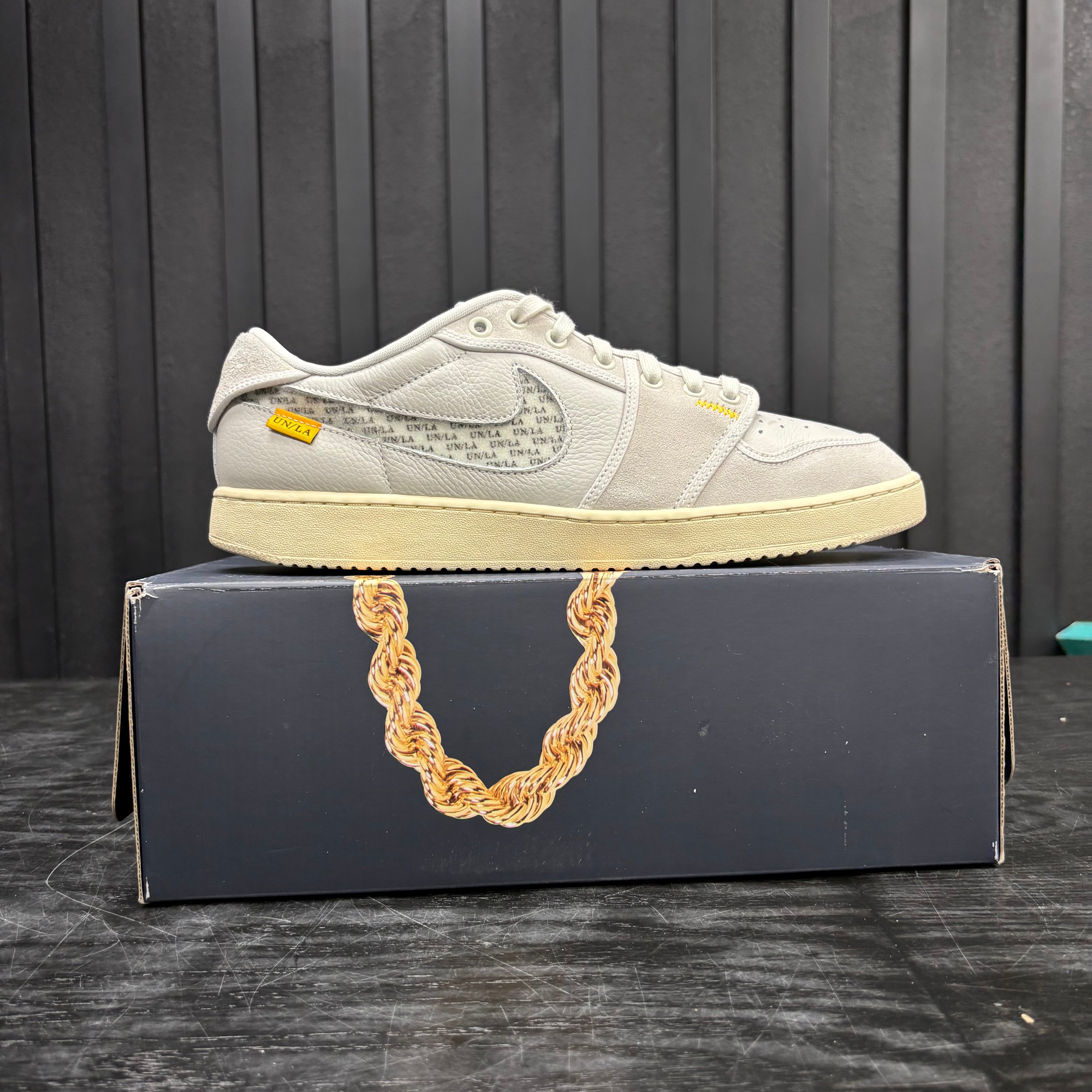 Jordan 1 Retro AJKO Low SP Union Sail Leather - Used - 4776