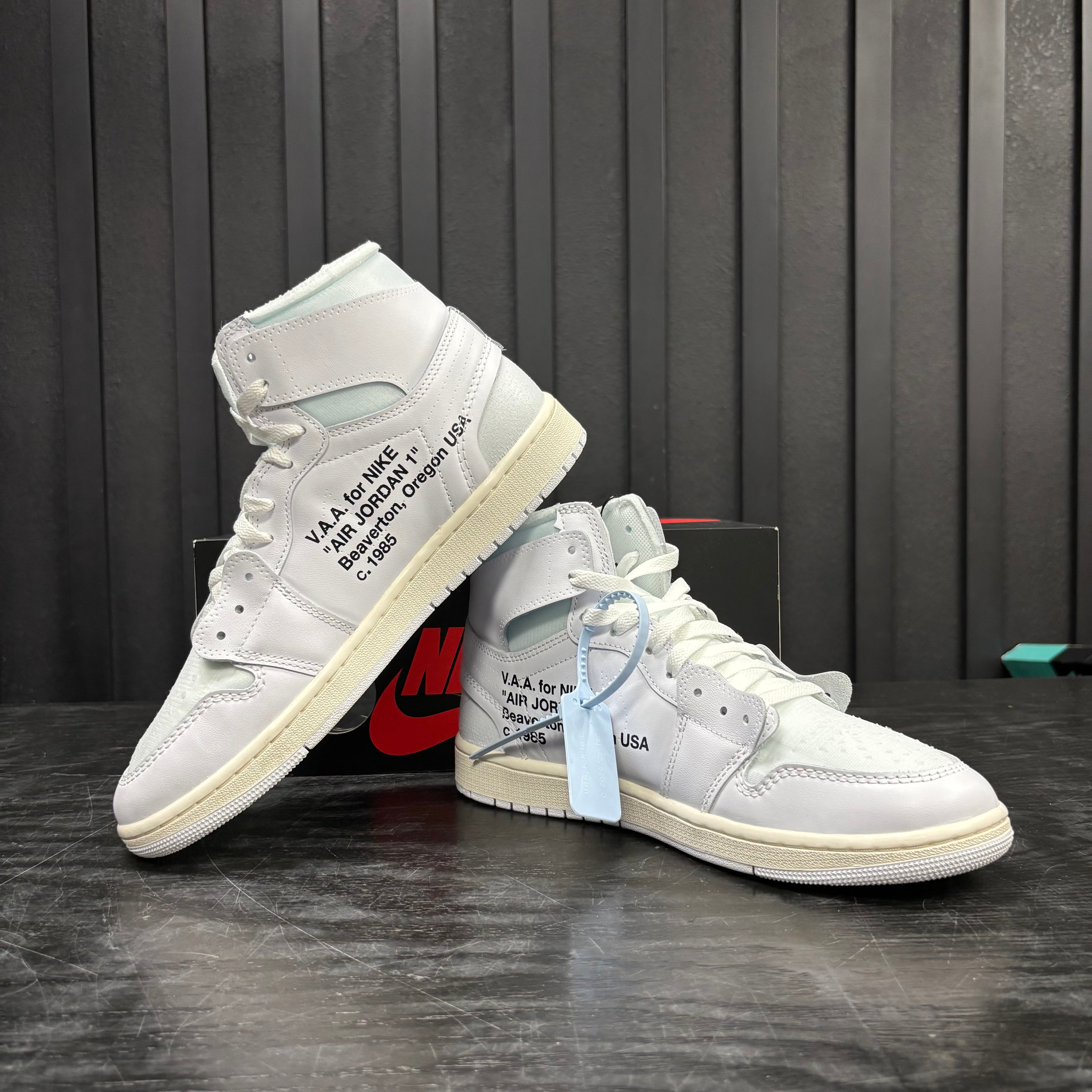 Jordan 1 Retro High Virgil Abloh Archive Alaska - Used - 4767