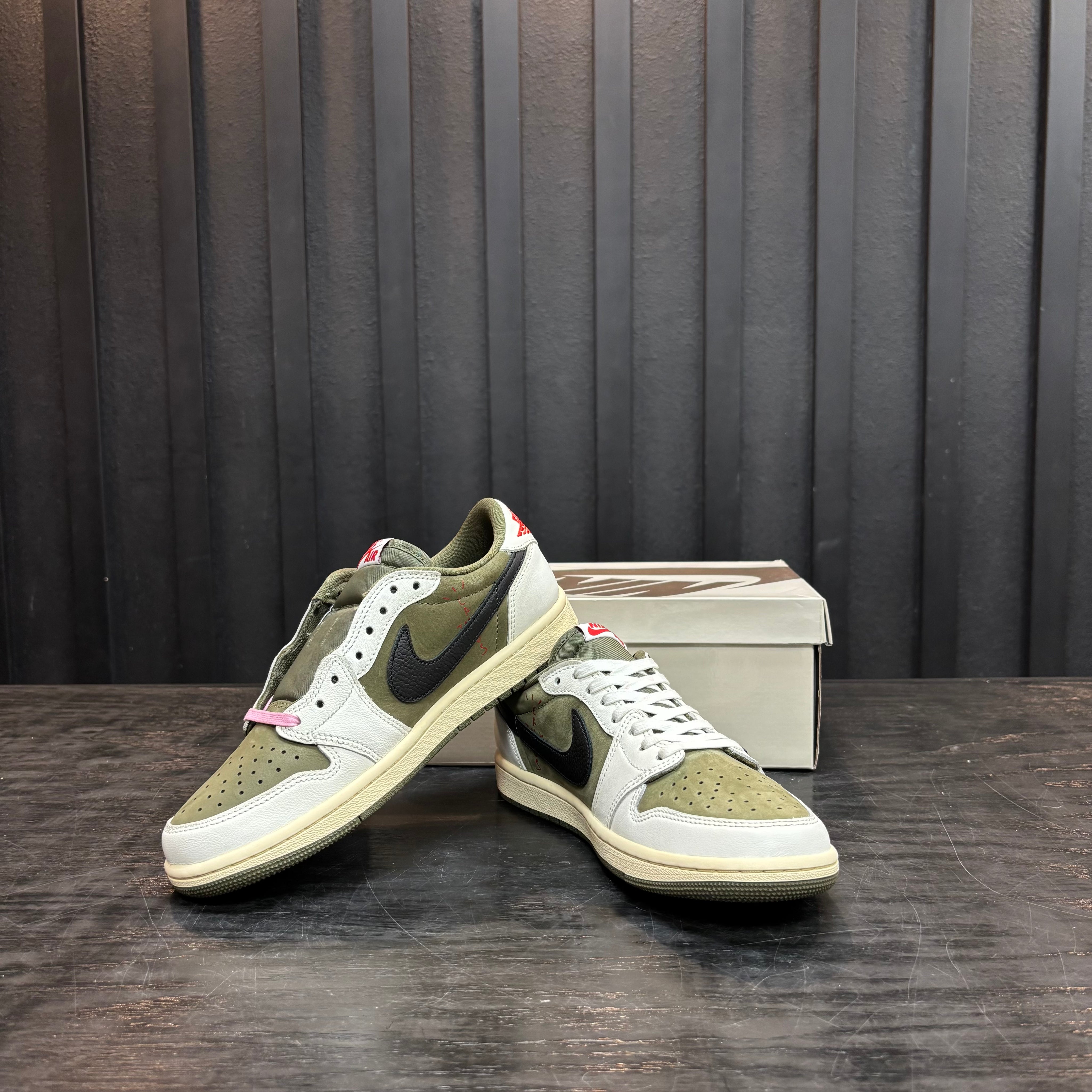 Jordan 1 Retro Low OG SP Travis Scott Medium Olive - Used - 4781