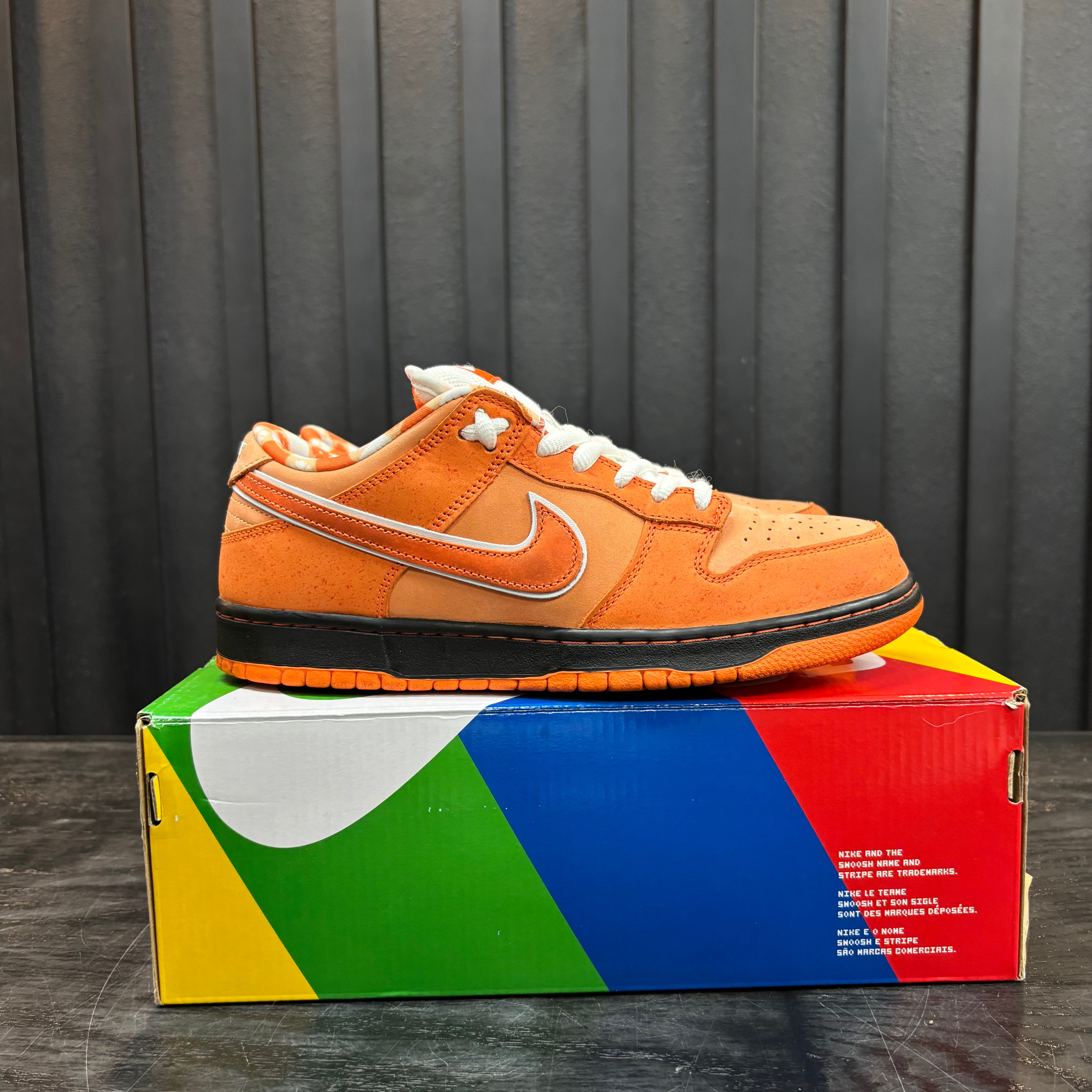 Nike SB Dunk Low Concepts Orange Lobster - Used - 4788