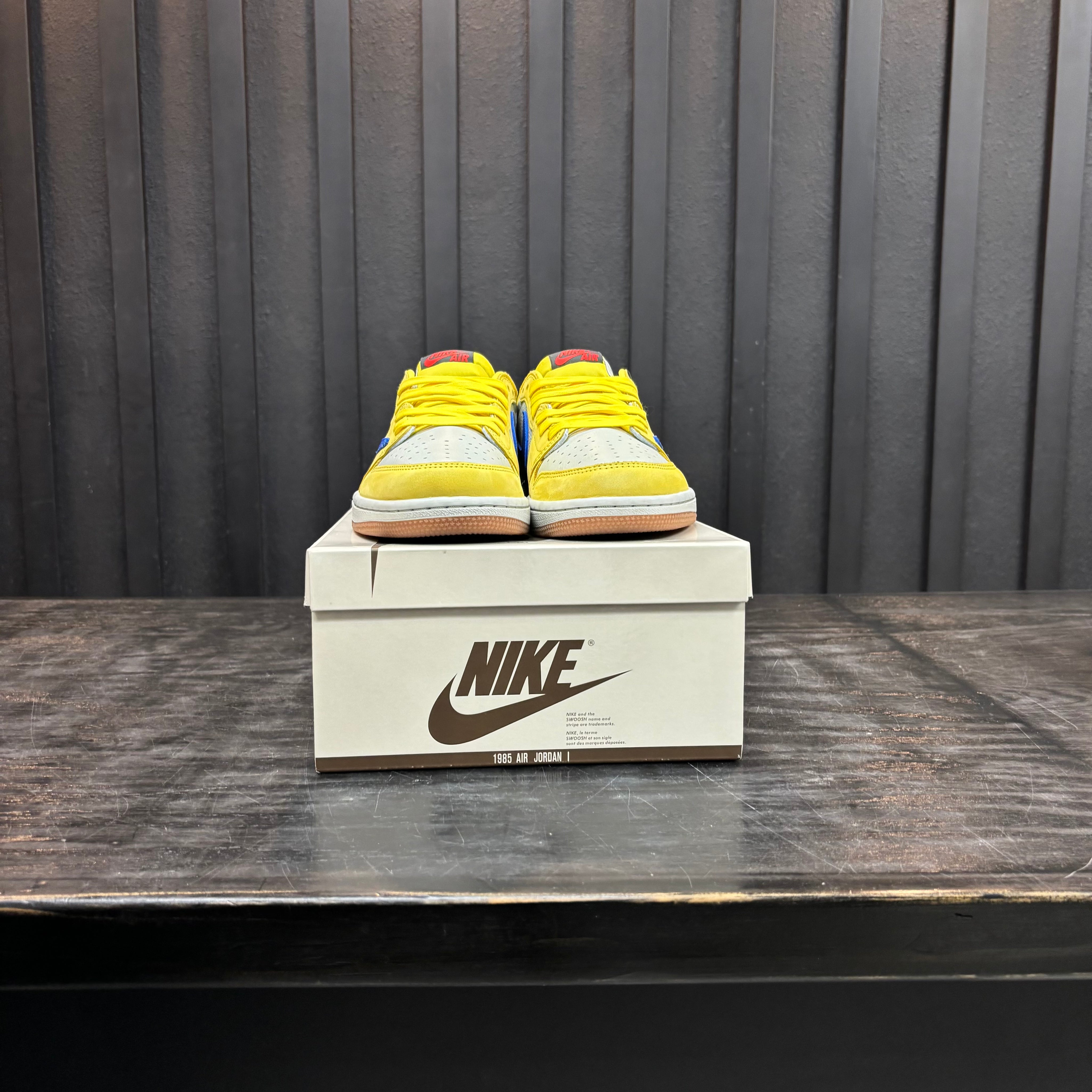 Jordan 1 Retro Low OG SP Travis Scott Canary (Women's) - Used - 4794