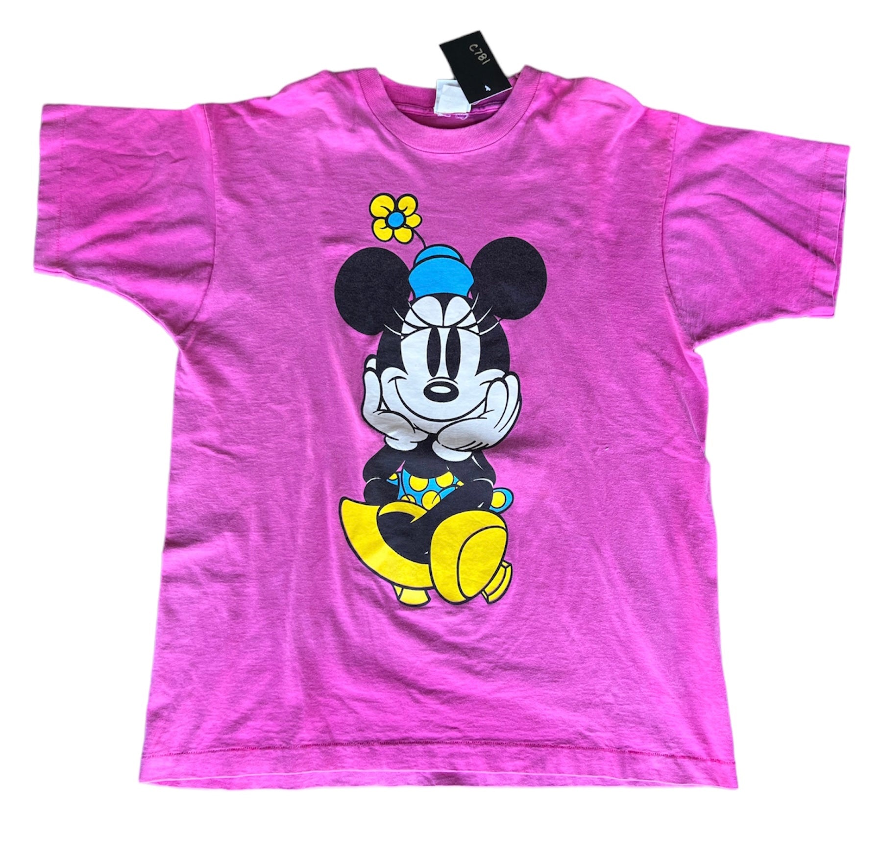90's Double sided Pink Disney Minnie Tee-C781