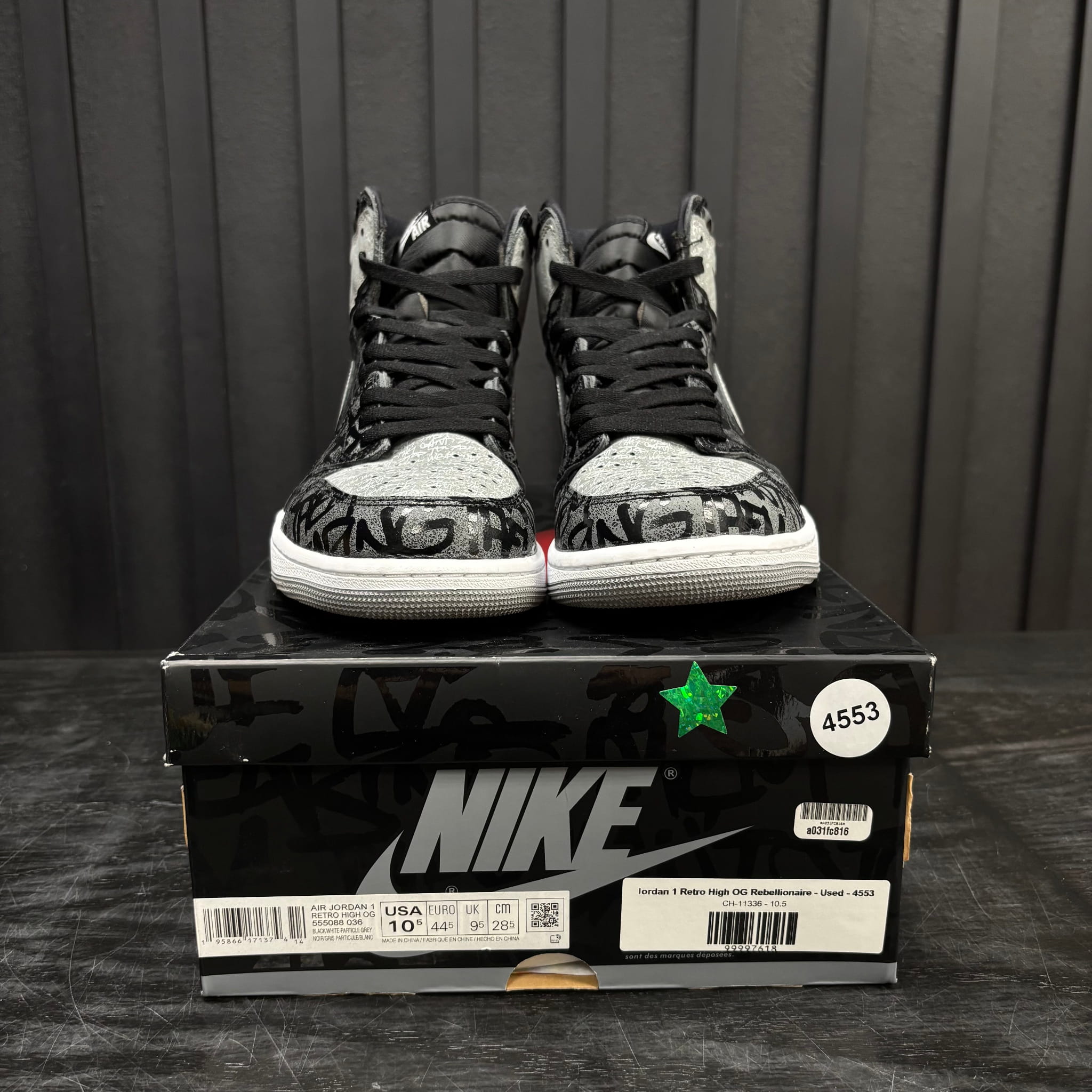 Jordan 1 Retro High OG Rebellionaire - Used - 4553