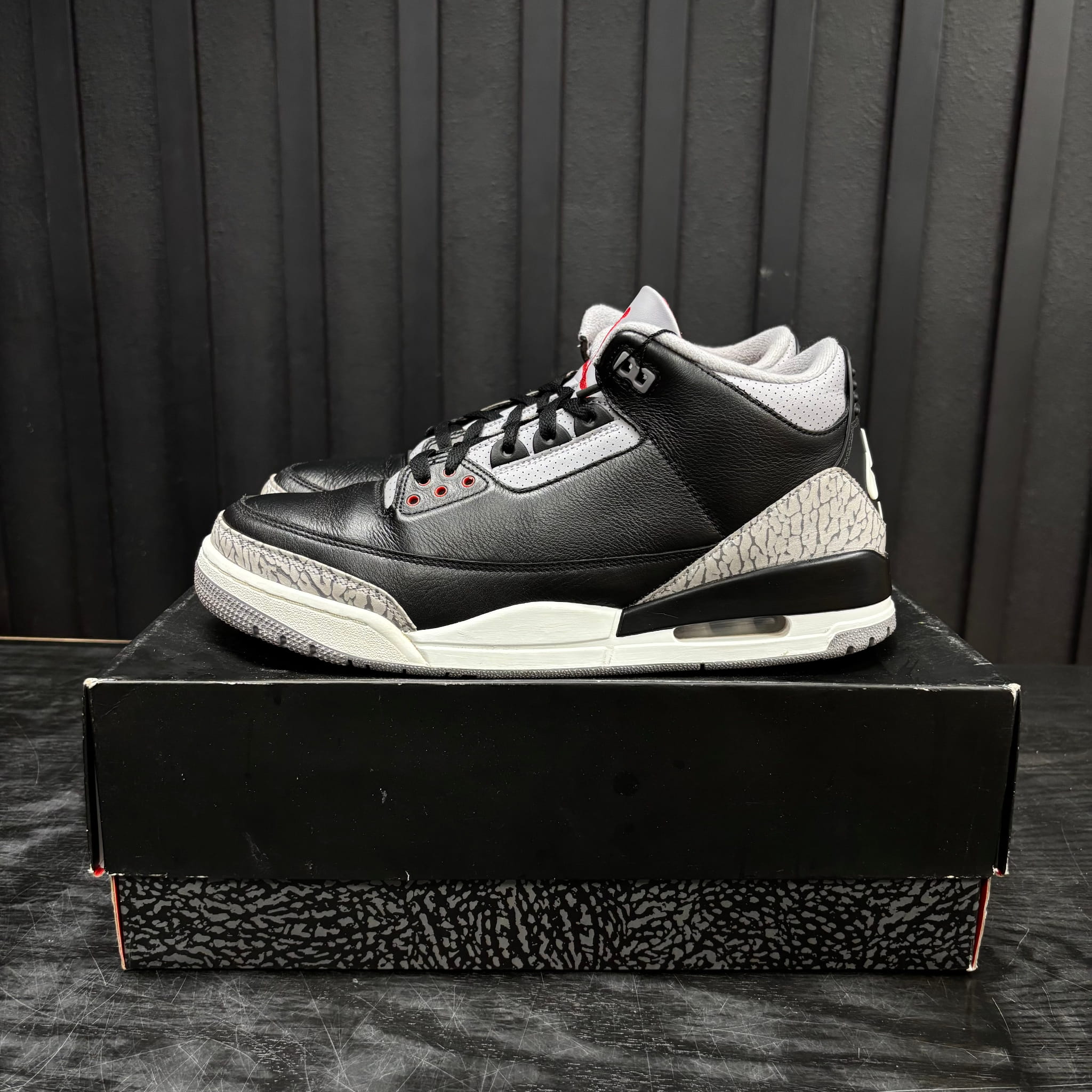 Jordan 3 Retro OG Black Cement (2024) - Used - 3891